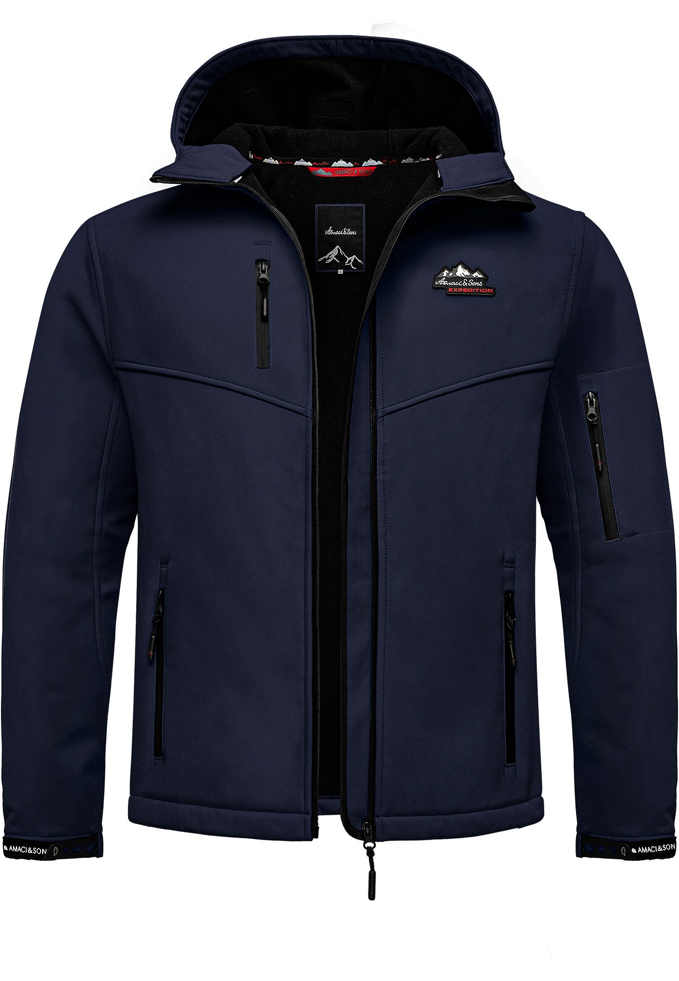 Amaci&Sons Softshelljacke Greeley Softshelljacke Herren Herbst Winter Softs günstig online kaufen