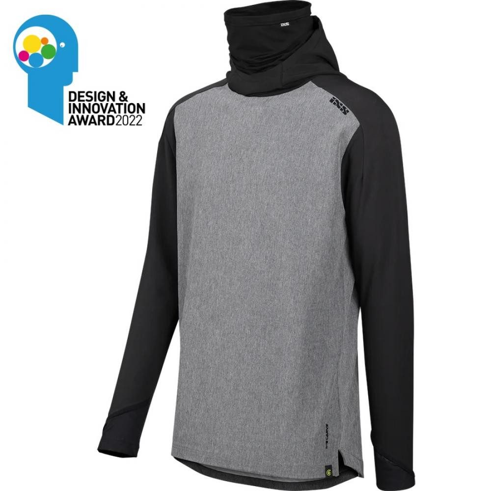 IXS Funktionsshirt IXS Sports Division iXS Carve Digger Hooded Jersey S graphite/black -