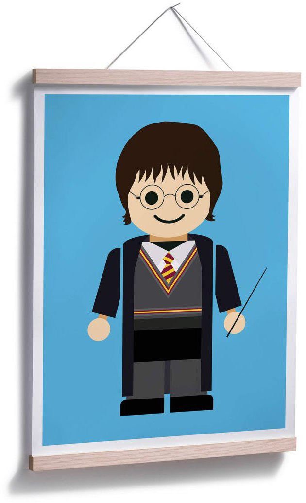 Wall-Art Poster Spielzeug, Harry Poster, Playmobil Wandposter Potter Wandbild, (1 Bild, Kinder St)