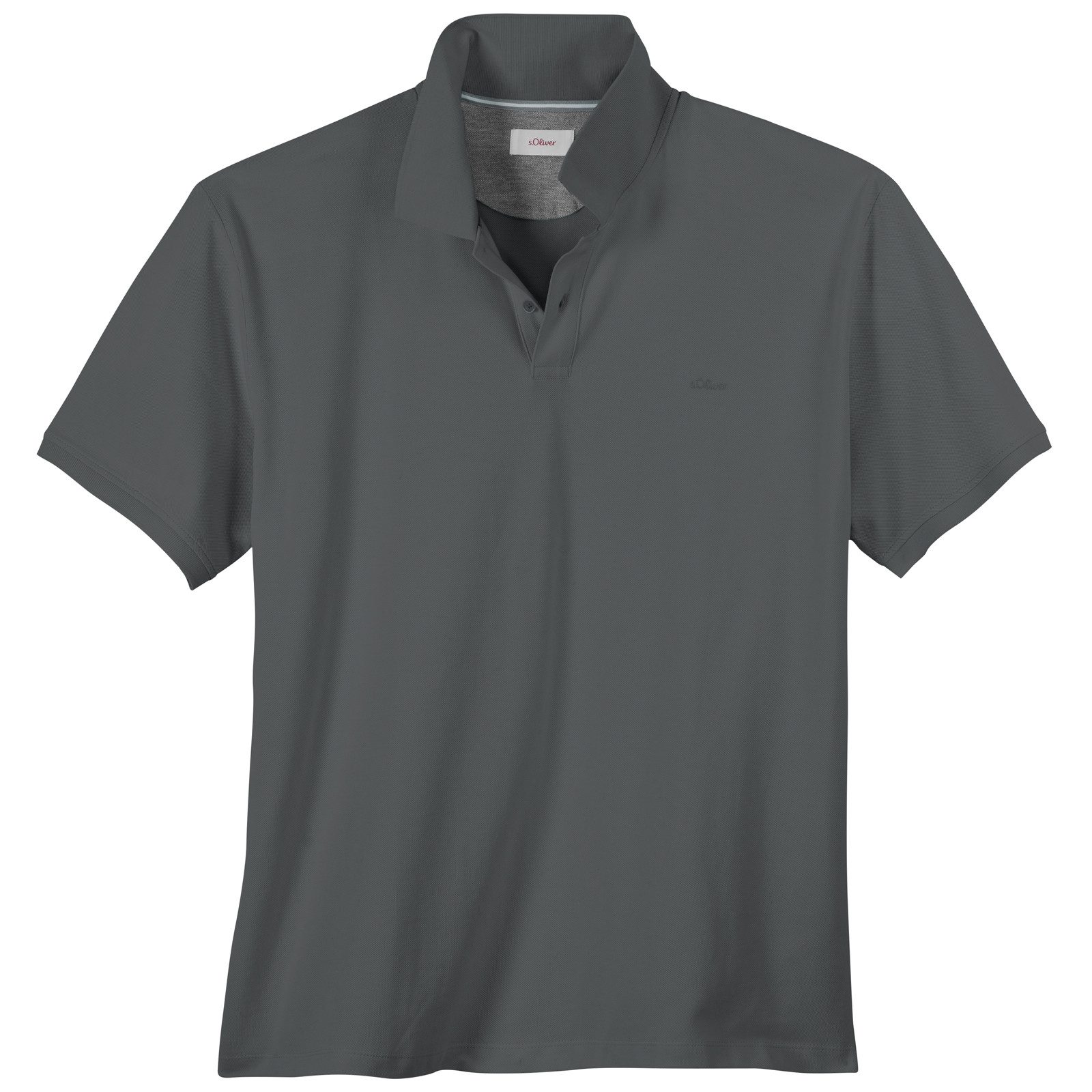 s.Oliver Rundhalsshirt s.Oliver Basic XXL Stretch-Poloshirt günstig online kaufen