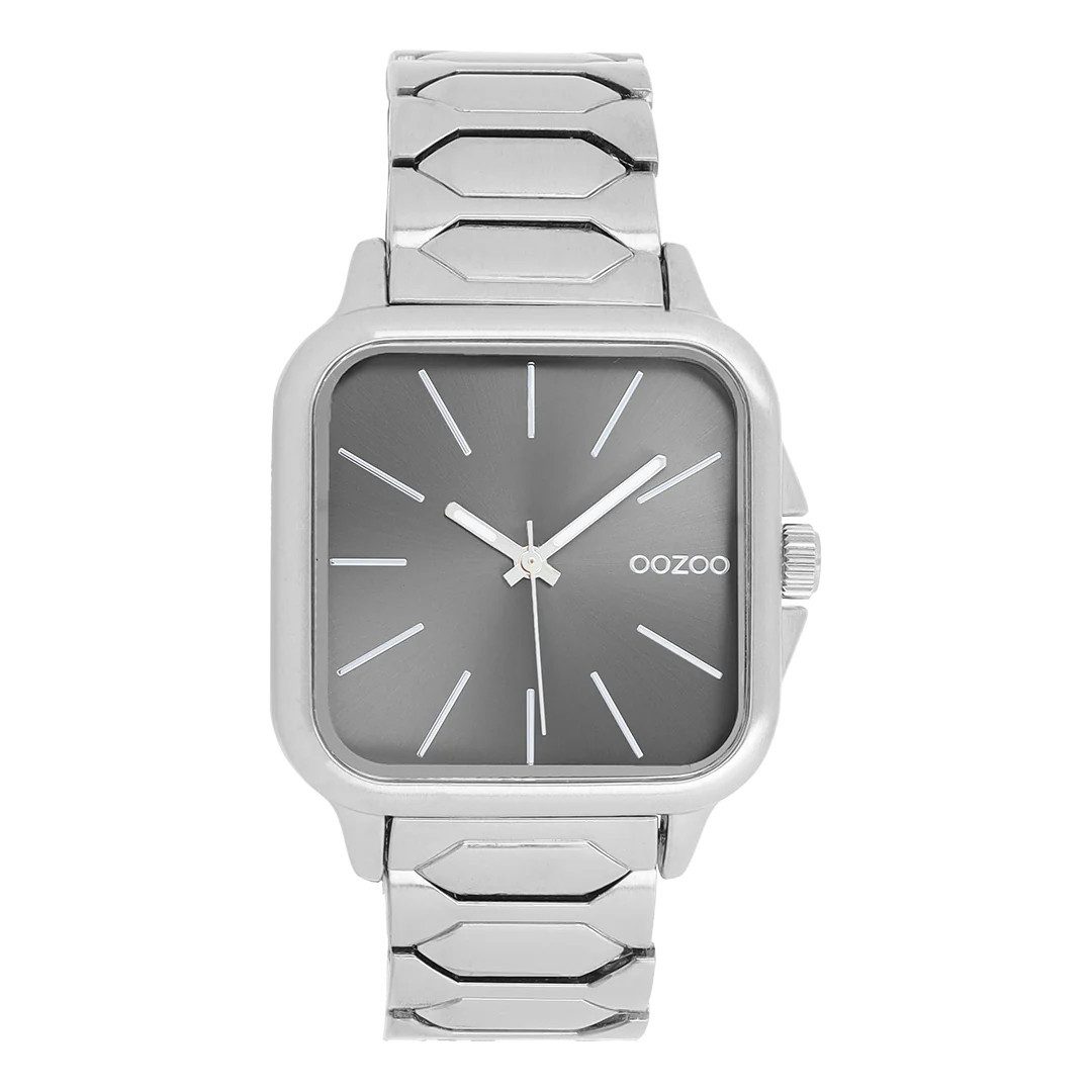 OOZOO Quarzuhr Armbanduhr C11602 – Grau – Edelstahlband – 36 mm günstig online kaufen
