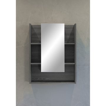 trendteam Badezimmerspiegelschrank Sardegna Spiegelschrank Badspiegel Badezimmerspiegel 60 x 77 x 18 cm