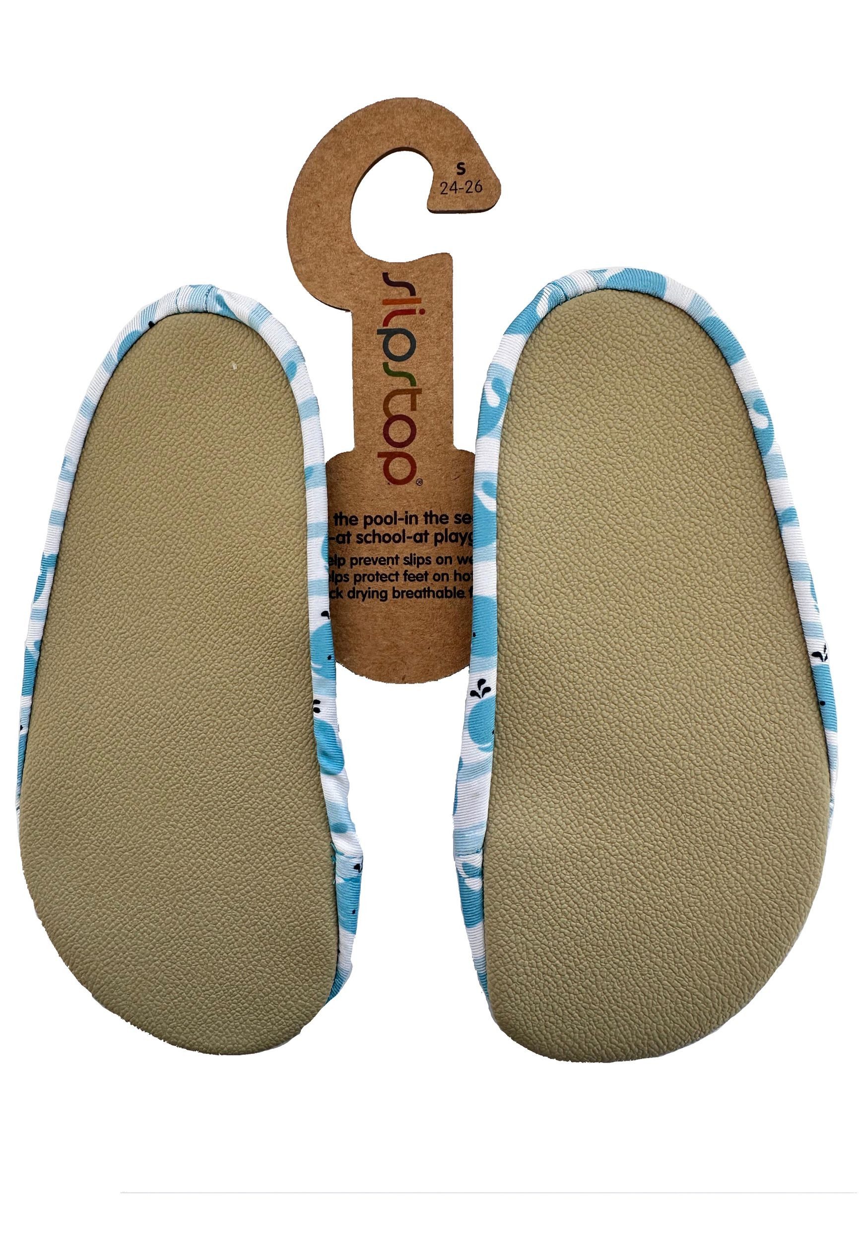 Slipstop Doris Badeschuh White Blue