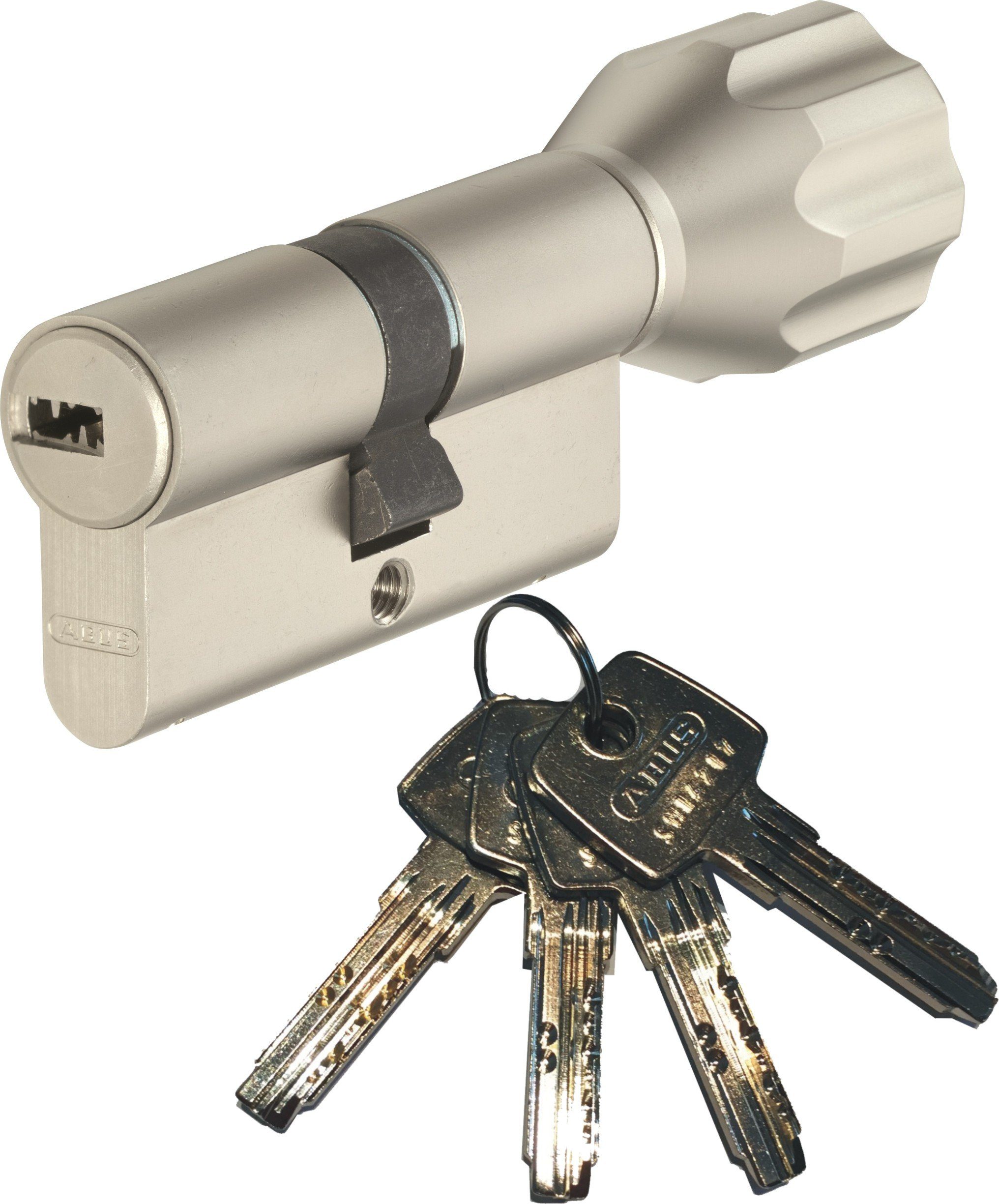 ABUS Profilzylinder ABUS EC550 ECK550 Knaufzylinder versch. Längen, mit 3-6 Schlüssel, Verschiedenschließend