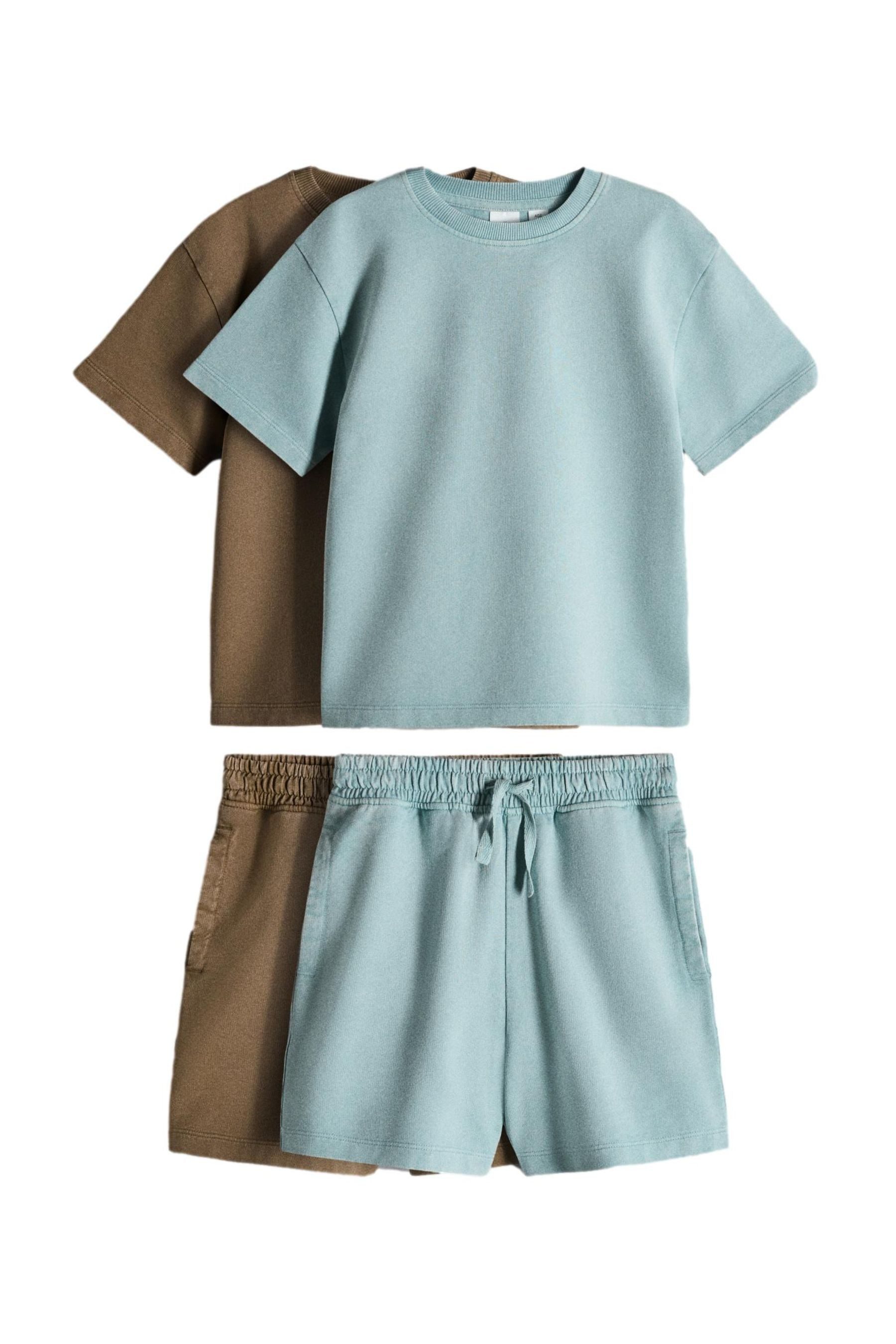 T-Shirt & Shorts The Set Oversized-T-Shirt + Shorts, 2er-Pack