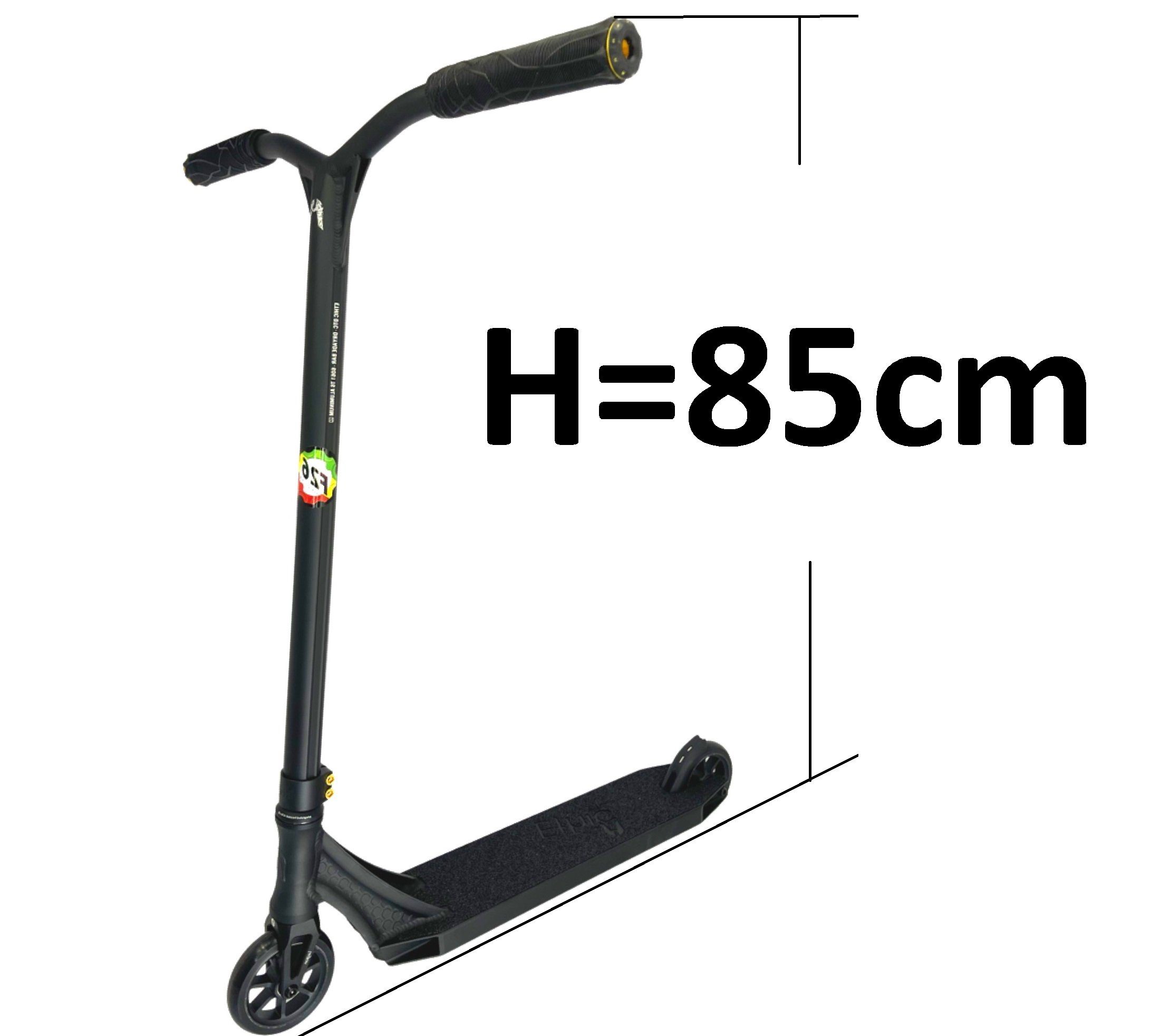 Ethic DTC Stuntscooter Ethic DTC Erawan Stunt-Scooter H=85cm 3kg schwarz +Fantic26 Griptape