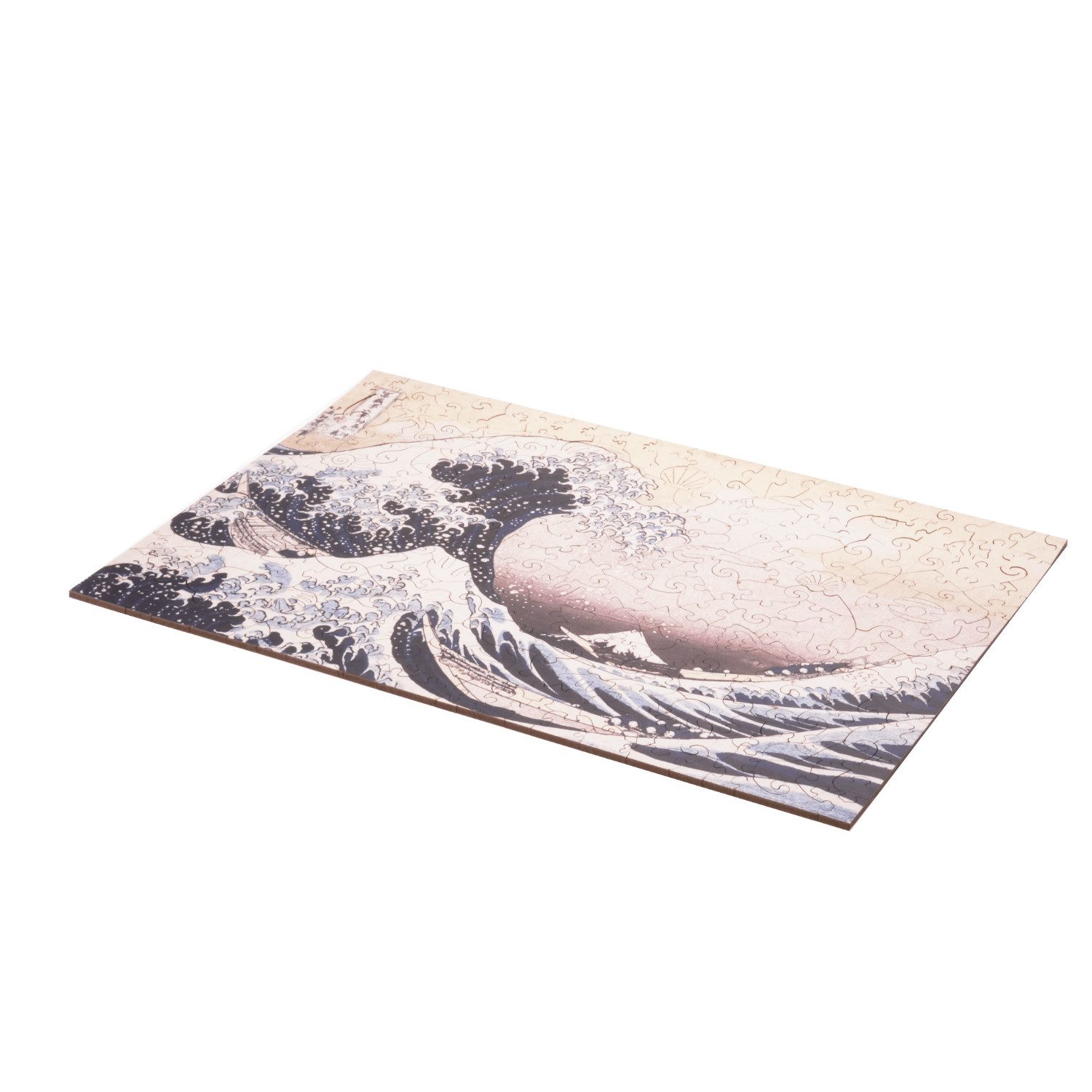 MagicHolz Puzzle Die Große Welle in Kanagawa Hokusai Katsushika Holzpuzzle (2D), 250 Puzzleteile, Künstler: Hokusai Katsushika