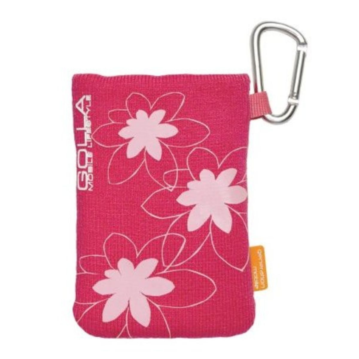 GOLLA Handyhülle Universal Tasche Pouch Etui Mobile Music Bag Pink, Schutz-Hülle Socke für klassisches Handy MP3 Audio-Player etc