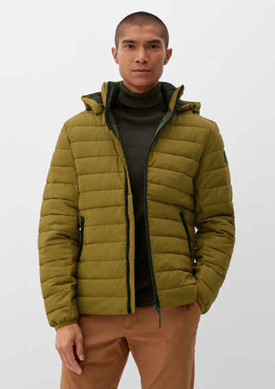 s.Oliver Allwetterjacke Steppjacke in Light Down-Optik Applikation