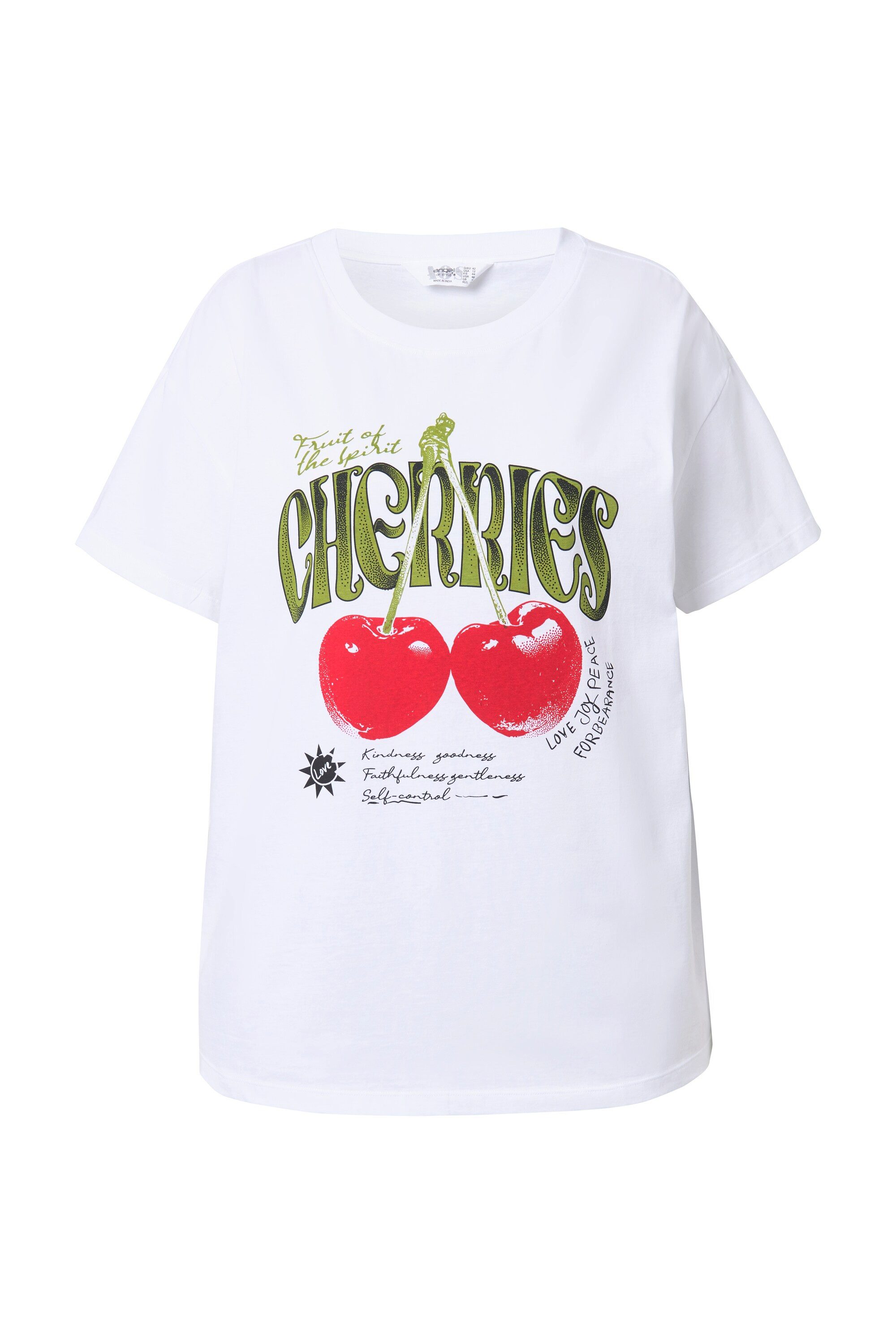 Angel of Style T-Shirt T-Shirt Boxy Fit Kirschen-Motiv günstig online kaufen