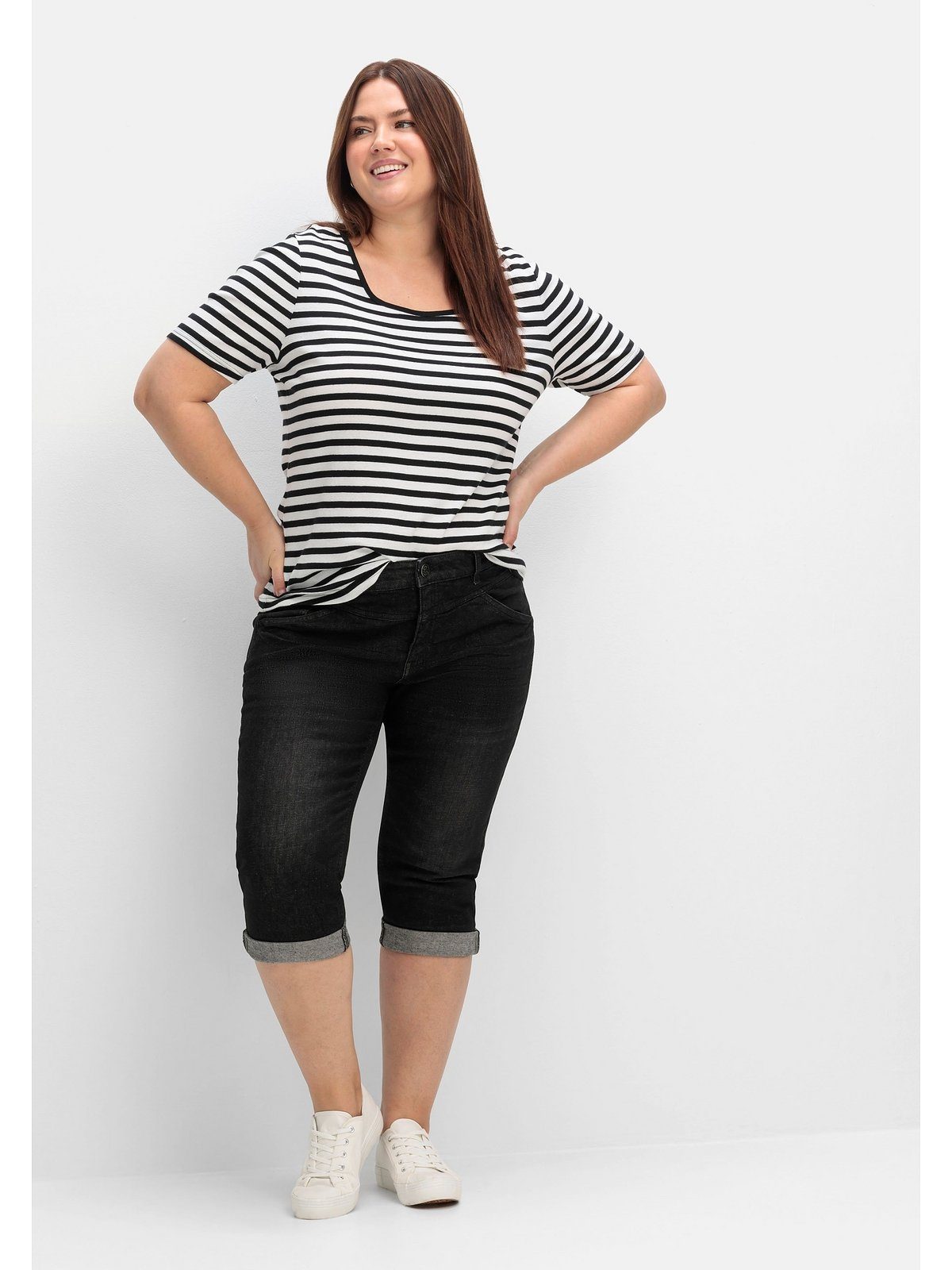 3/4-Jeans Große Größen