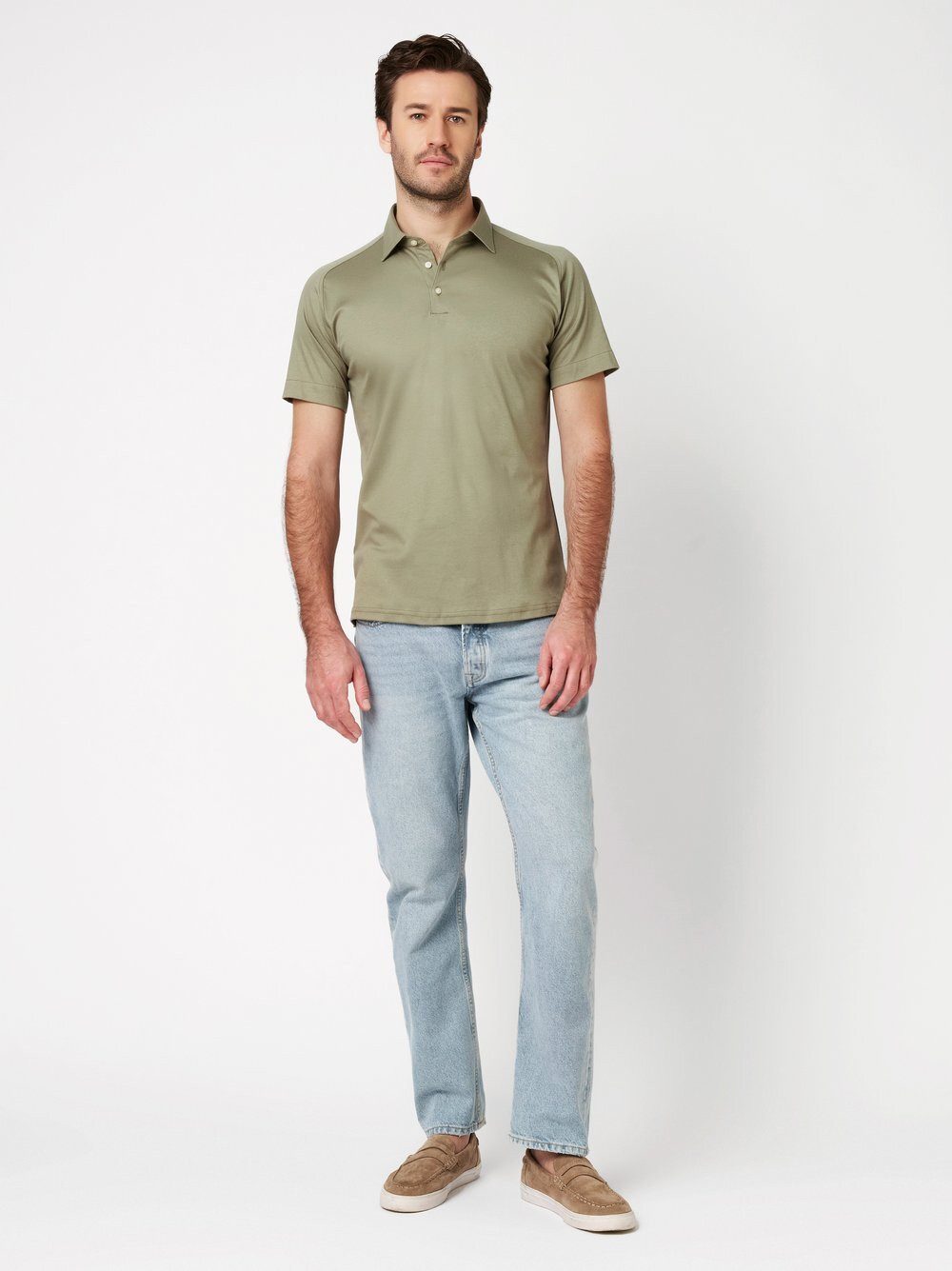 DESOTO Poloshirt Casual Polo Kent mit Kent Kragen