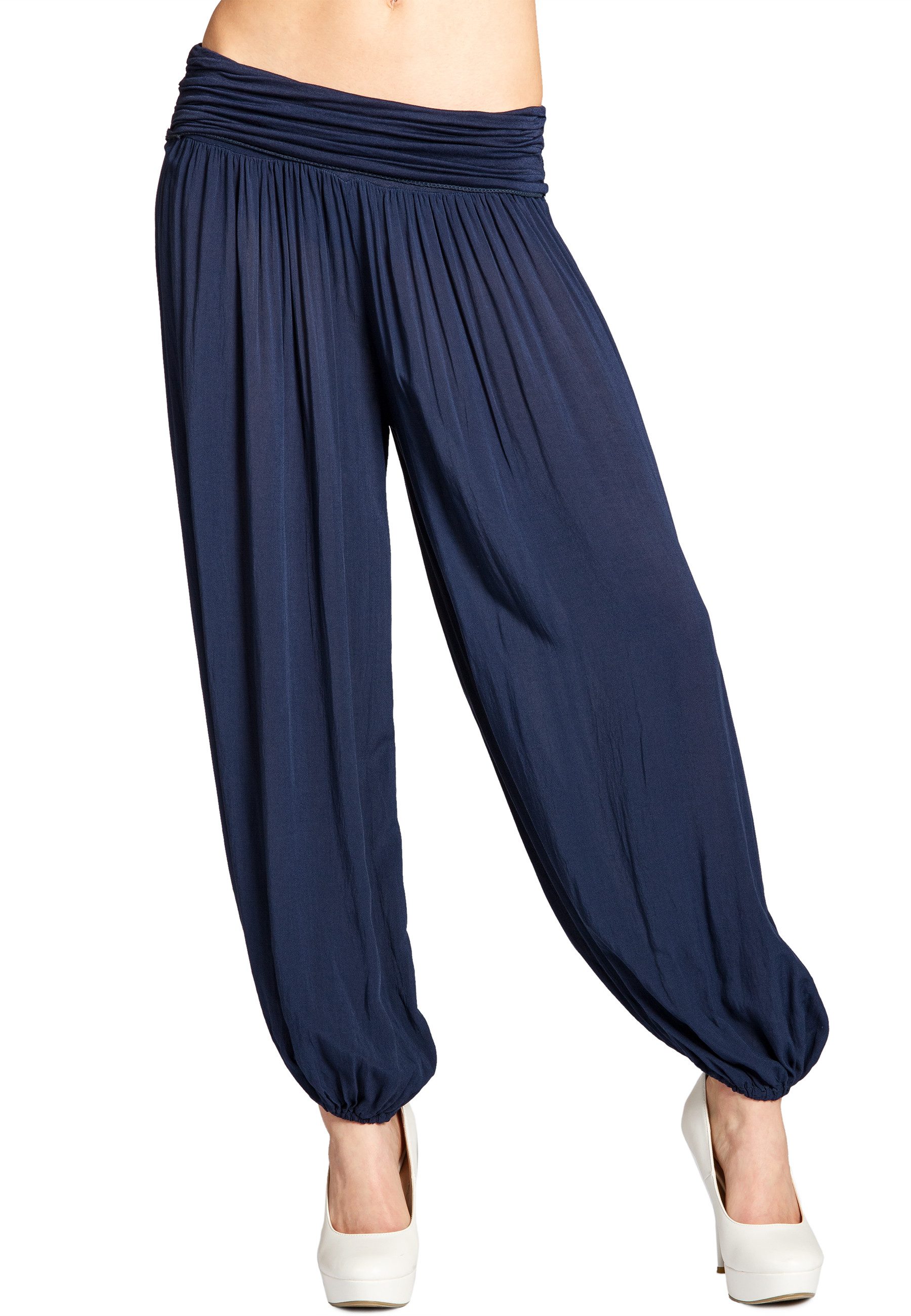 Stoffhose KHS035 leichte Damen Sommer Haremshose