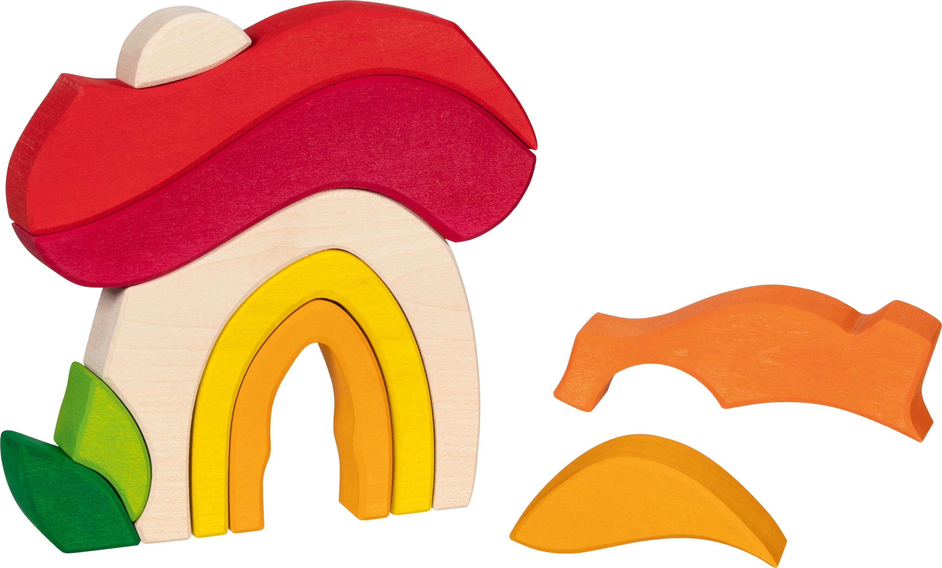 goki Pilzhäuschen Spielbausteine, (7 St), Made in Europe