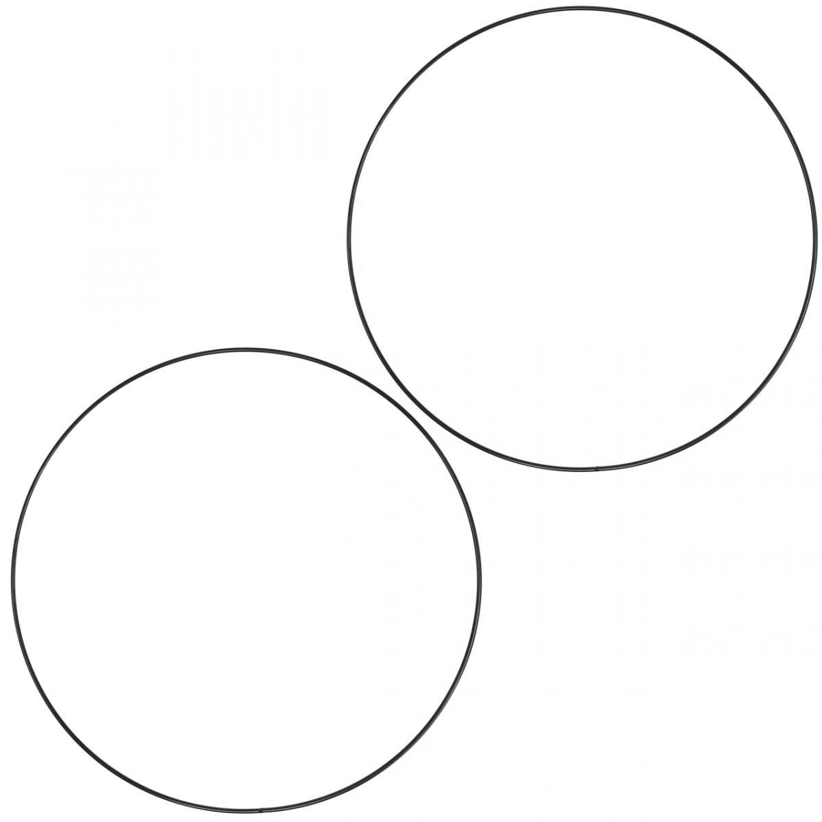 Viana Gartenfigur Deko-Ring Metall für kreative Gestaltungsideen, 6 Stück