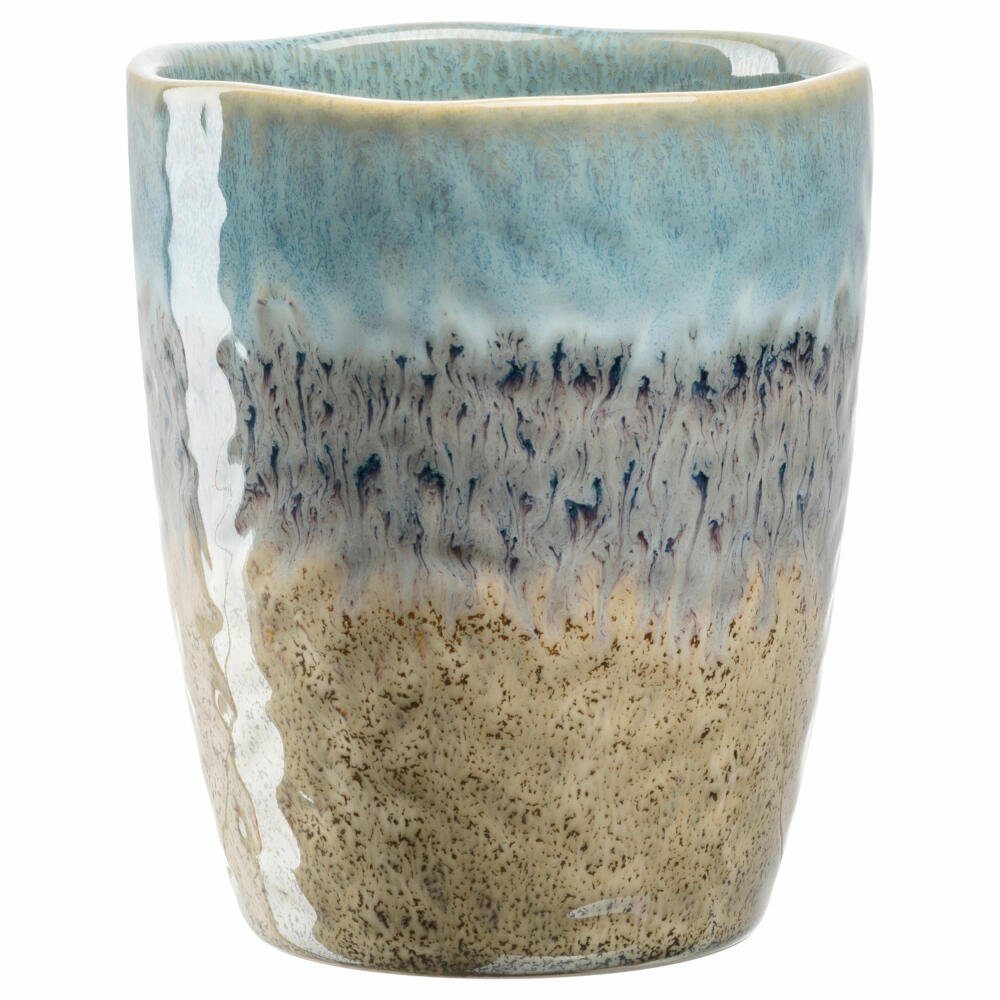 LEONARDO Becher Matera, Blau, Anthrazit, Beige, Keramik