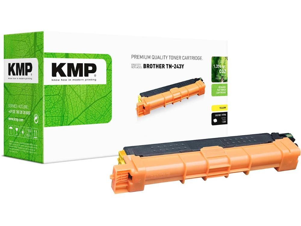 KMP Tonerpatrone KMP Toner ersetzt Brother TN-243Y gelb