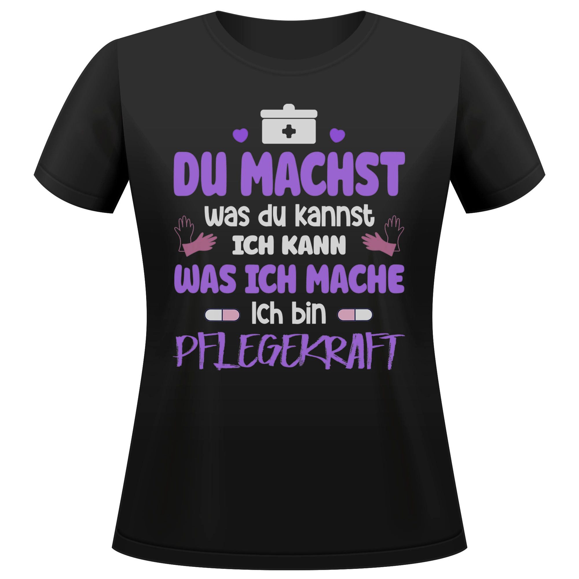 T-Shirt Pflegekraft Geschenk Frauen Spruch Beruf Ausbildung Studium Abschluss