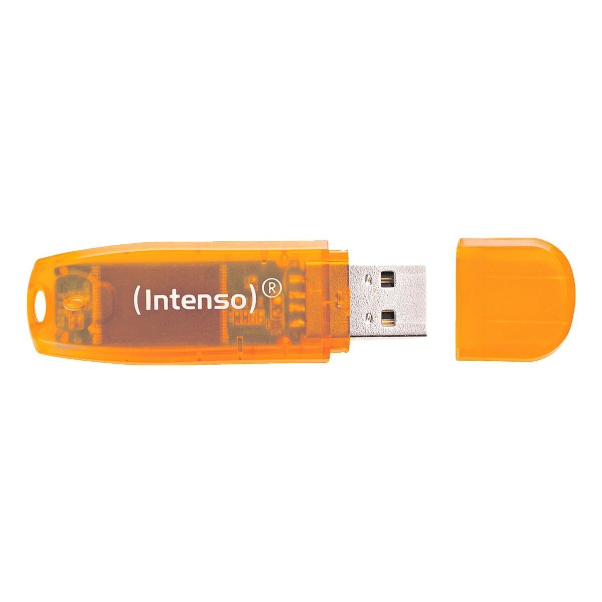 Intenso RainbowLine USB-Stick (Lesegeschwindigkeit 28 MB/s, in farbenfrohem Design)