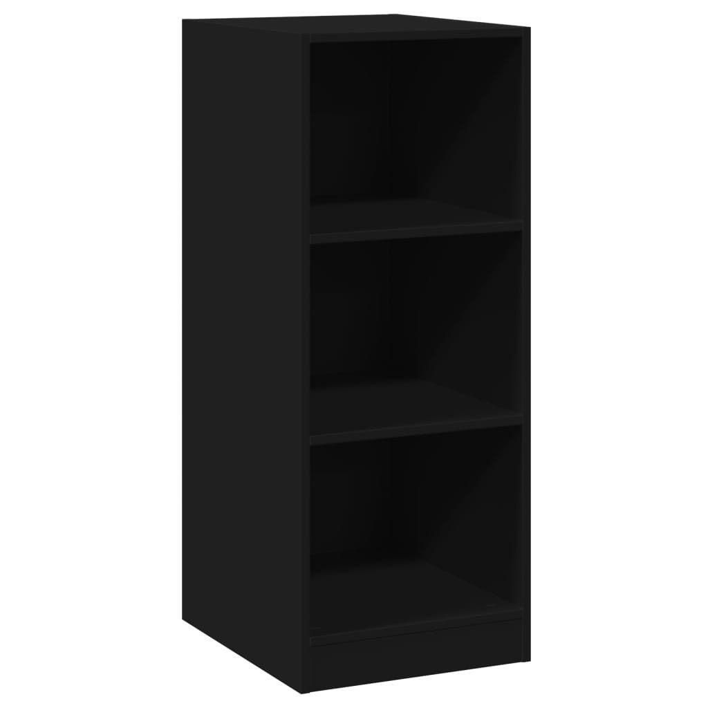 vidaXL Kleiderständer Kleiderschrank Schwarz 48x41x102 cm Holzwerkstoff, (1 St)