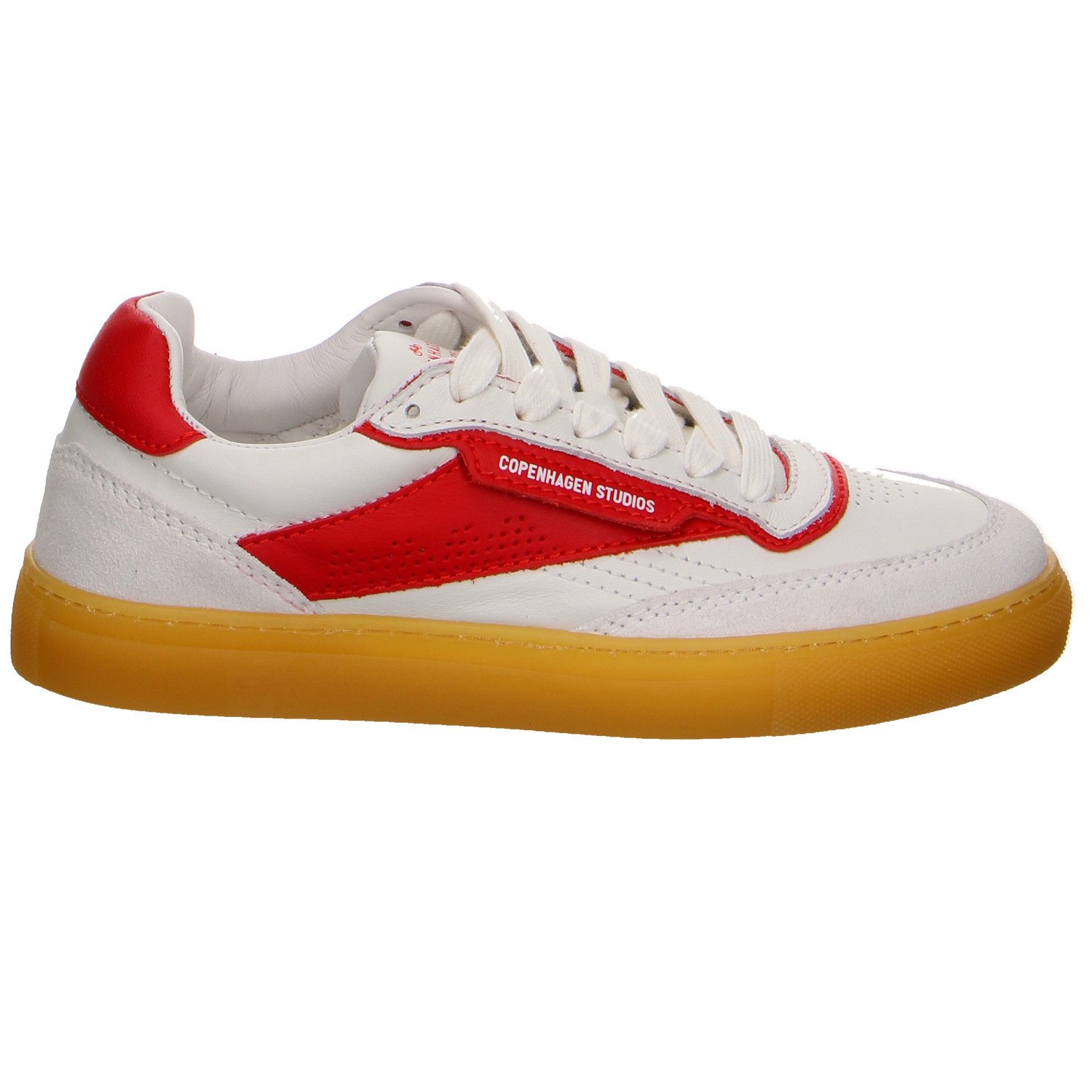 Copenhagen Studios Copenhagen Cph90 Velour Schnürschuhe weiss Schnürschuh