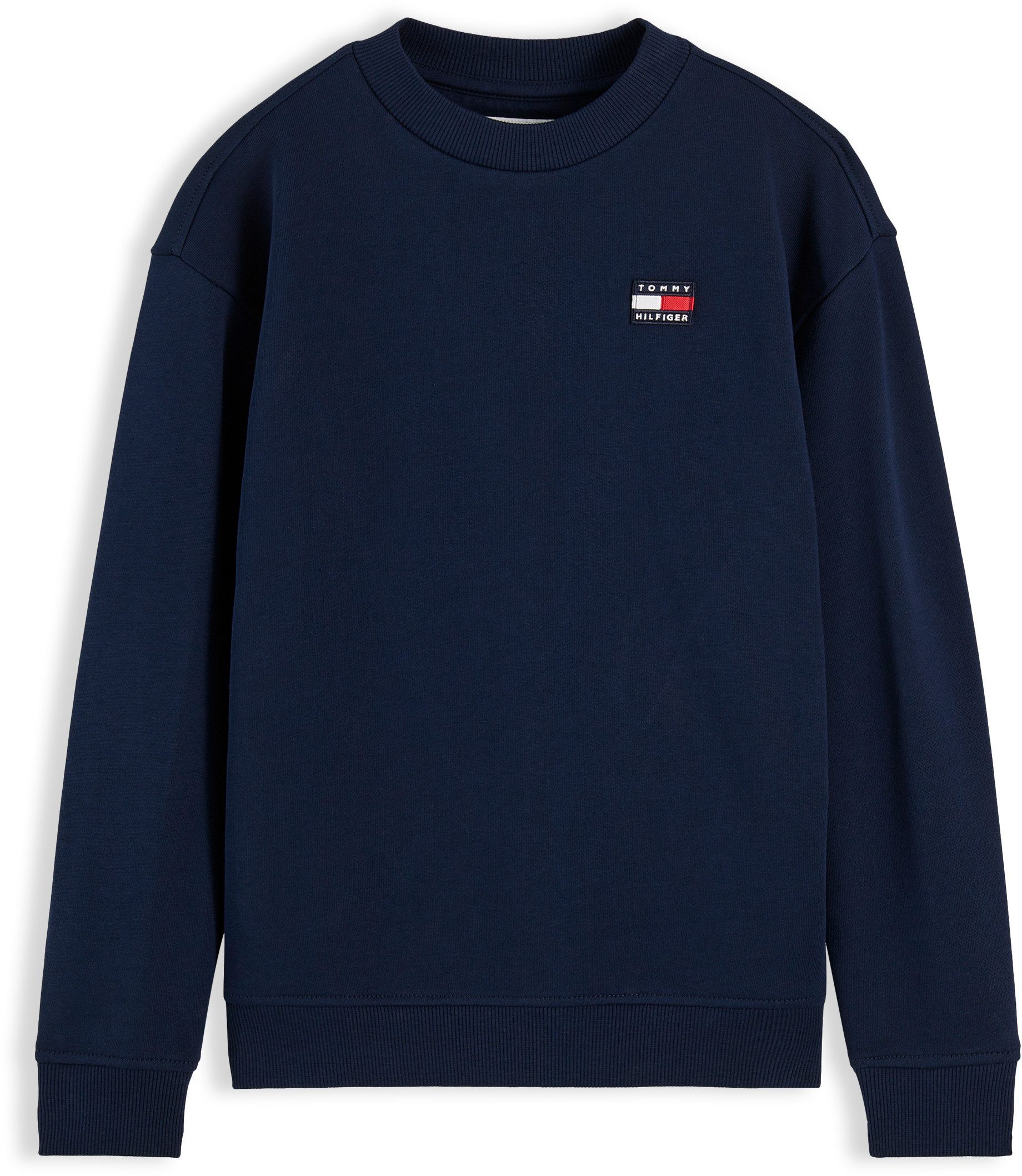 Tommy Hilfiger Sweatshirt Rundhalsausschnitt, Regular Fit, Kinder bis 16 Jahre