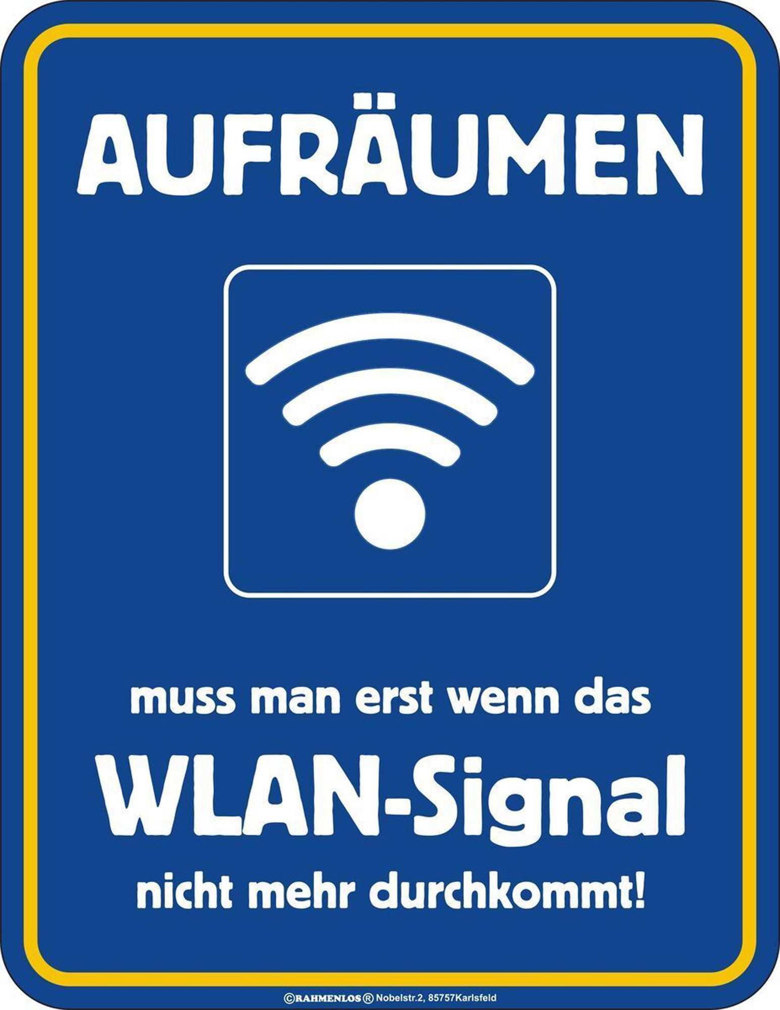 Magnet Aufräumen WLAN - Magnete - Kommt nicht mehr durch