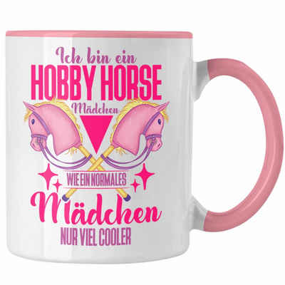 Trendation Tasse Hobbyhorse Mädchen Tasse Geschenk Hobby Horse Pferde