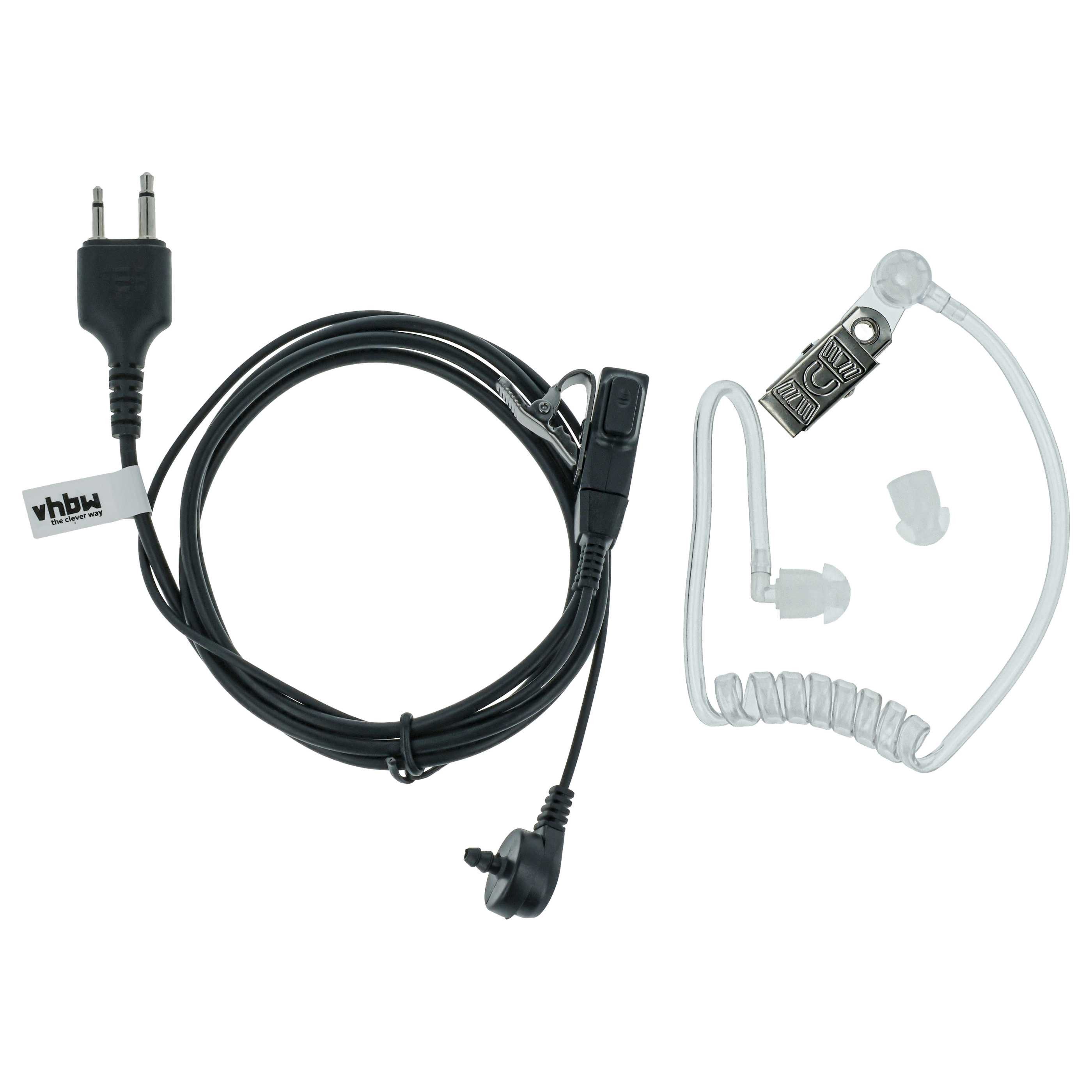 vhbw passend für Icom IC-M10E, IC-M3EURO, IC-J12, IC-M12, IC-M11, IC-M2 Headset