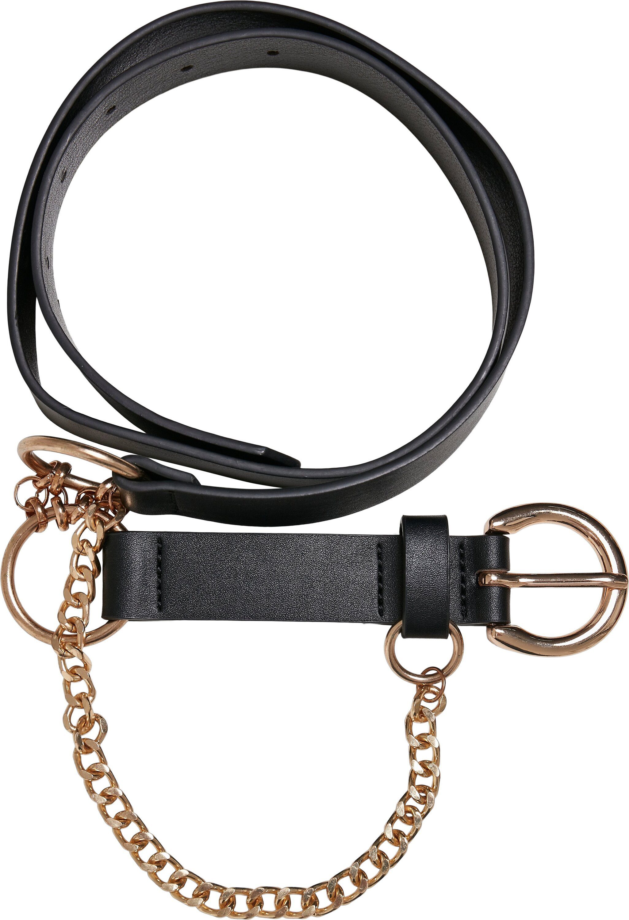 URBAN CLASSICS Hüftgürtel Accessoires Synthetic Leather Belt With Chain