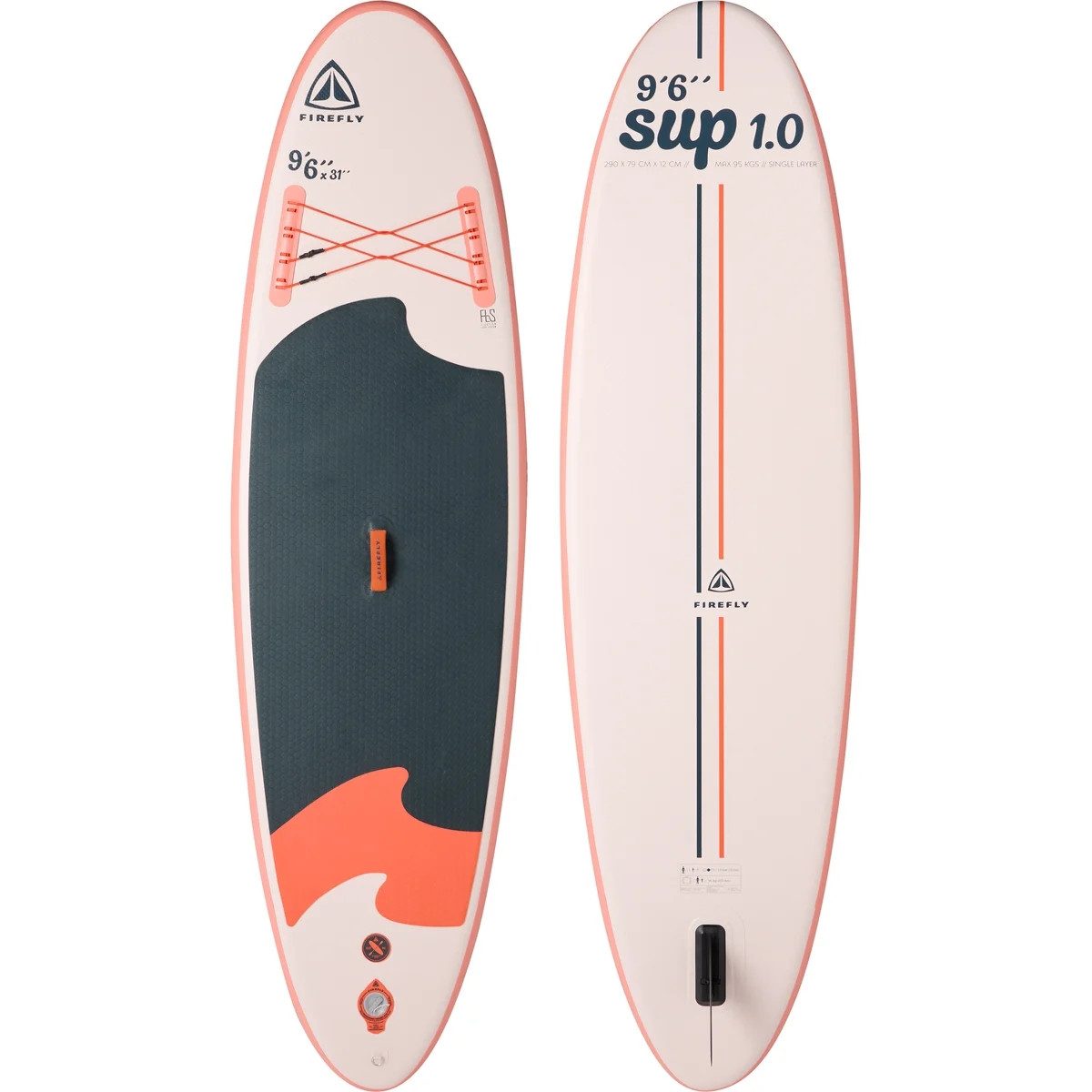 SUP-Board SUP-Board iSUP 1.0 I 9 6 BEIGE/BLUE DARK/RED