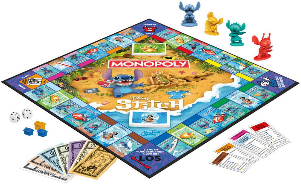 Hasbro Spiel Monopoly Disney Stitch, Gesellschaftsspiel