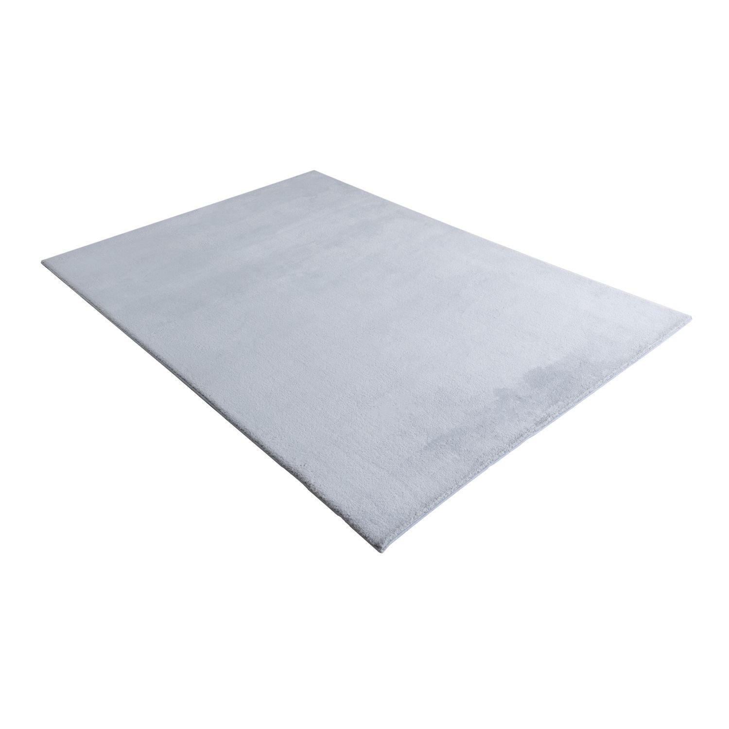 Teppich Boss Hochflor-Teppich Hochflor Teppich Birgit 225 - Grau, rechteckig, Höhe: 37 mm