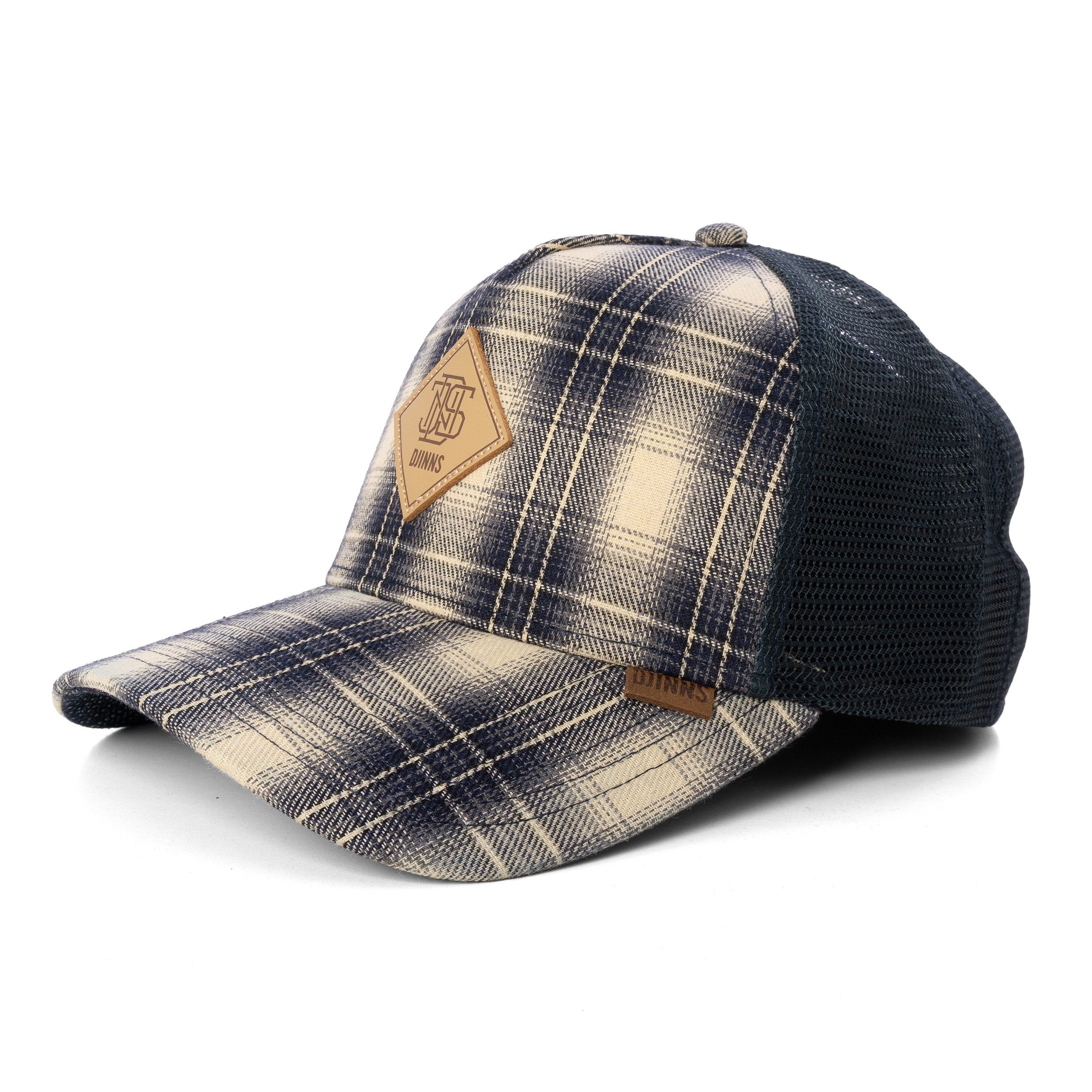 Baseball Cap Cap Djinns HFT Denim Wishy check
