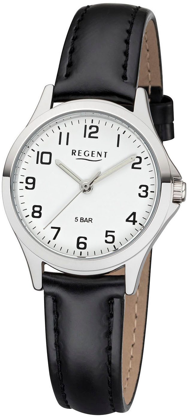 Regent Quarzuhr W0067 - 3085.78.19, Armbanduhr, Damenuhr, analog, Lederimit günstig online kaufen