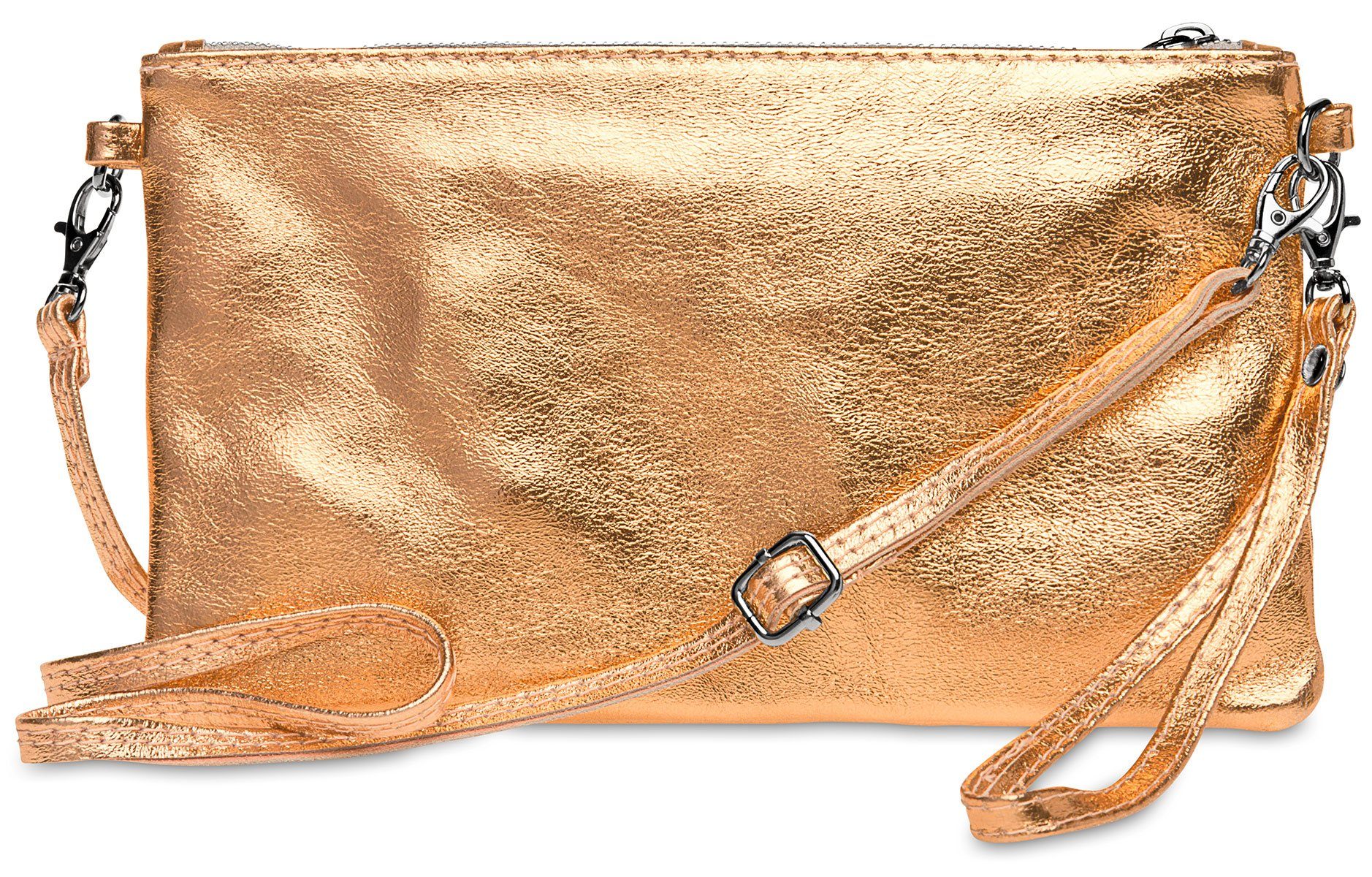 Caspar Clutch Leder Abendtasche Damen Umhängetasche günstig online kaufen