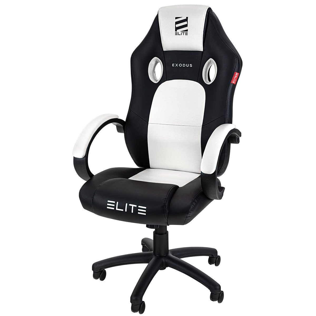 ELITE Gaming Gaming-Stuhl Exodus Gaming Stuhl inkl. XXL Sitzfläche bis 150 kg belastbar (ergonomischer Gamingstuhl mit Höhenverstellung, Schreibtischstuhl, ergonomischer Bürostuhl, Computerstuhl, Gaming Chair, 1 St), verstellbare Sitzhöhe