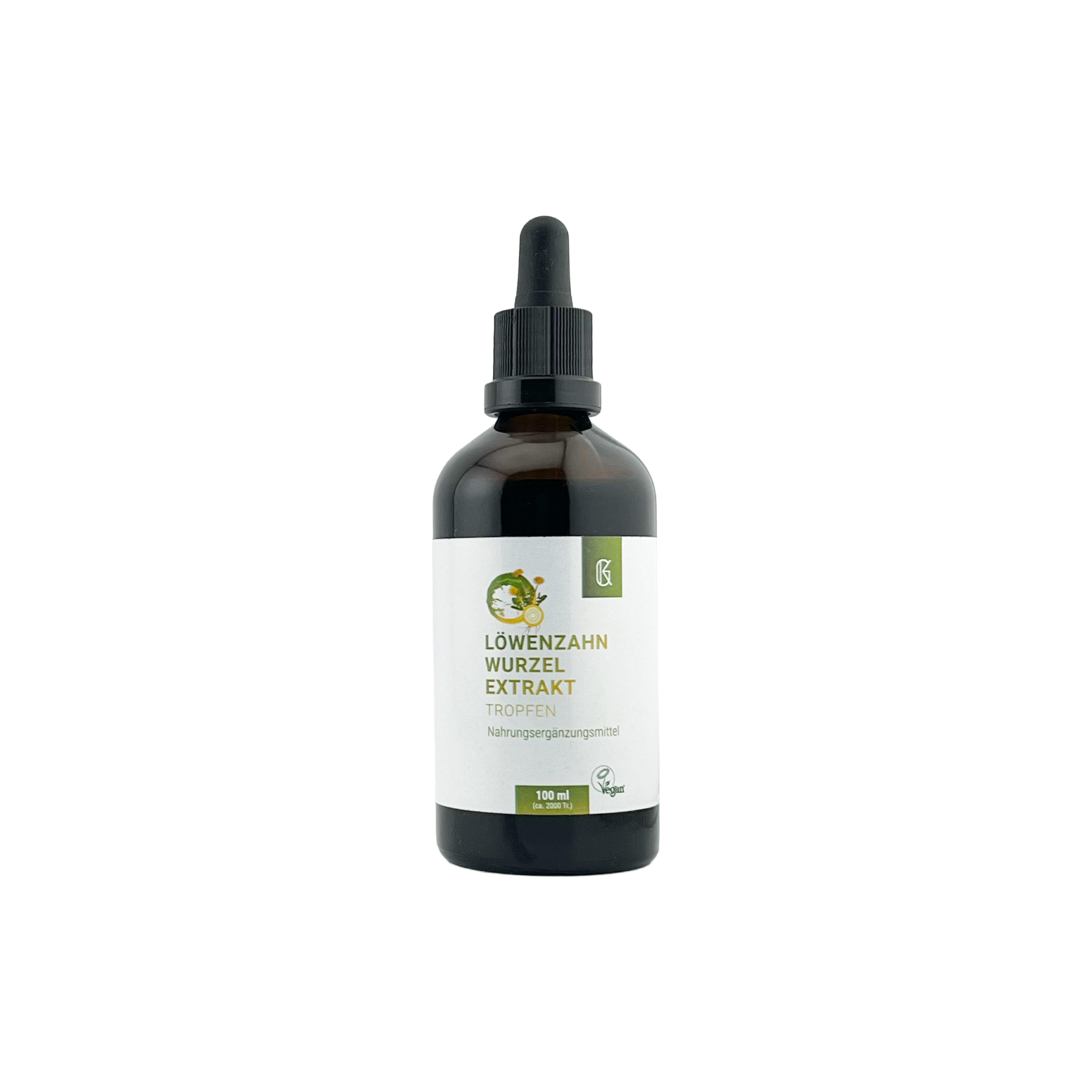Kraftgras Löwenzahnwurzel Extrakt Tropfen, 100 ml