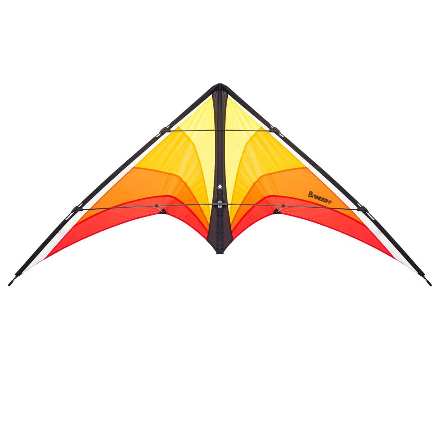 HQ Flug-Drache HQ Kinderdrachen Zweileiner Lenkdrachen Breezo R2F 170 cm, idealer Trainingsdrachen für Piloten ab 12 Jahren