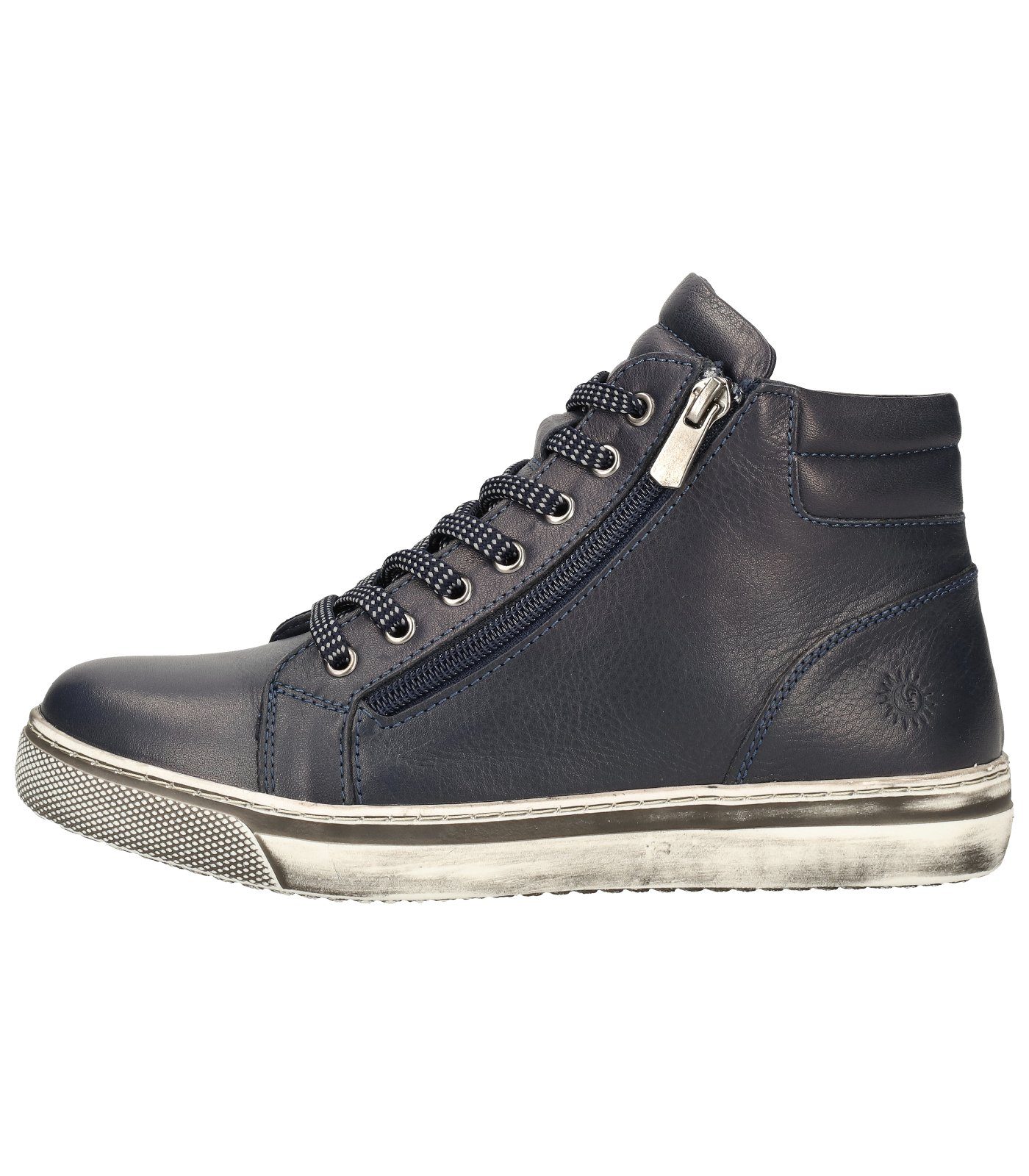 COSMOS Navy Comfort Sneaker Sneaker Leder