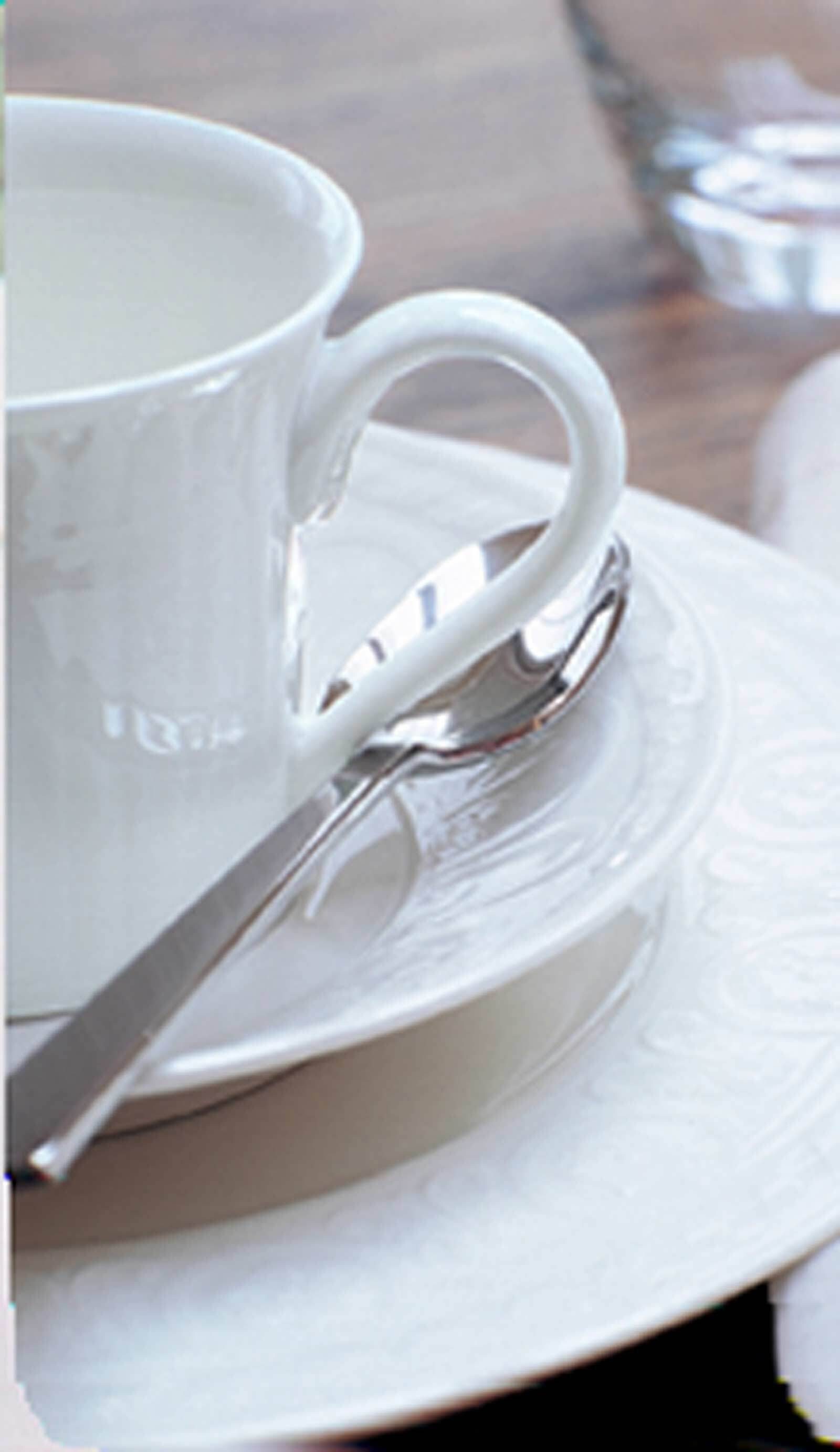 Villeroy & Boch Tasse Cellini Kaffeetasse mit Untertasse 200 ml 2er Set, 2-tlg., Porzellan