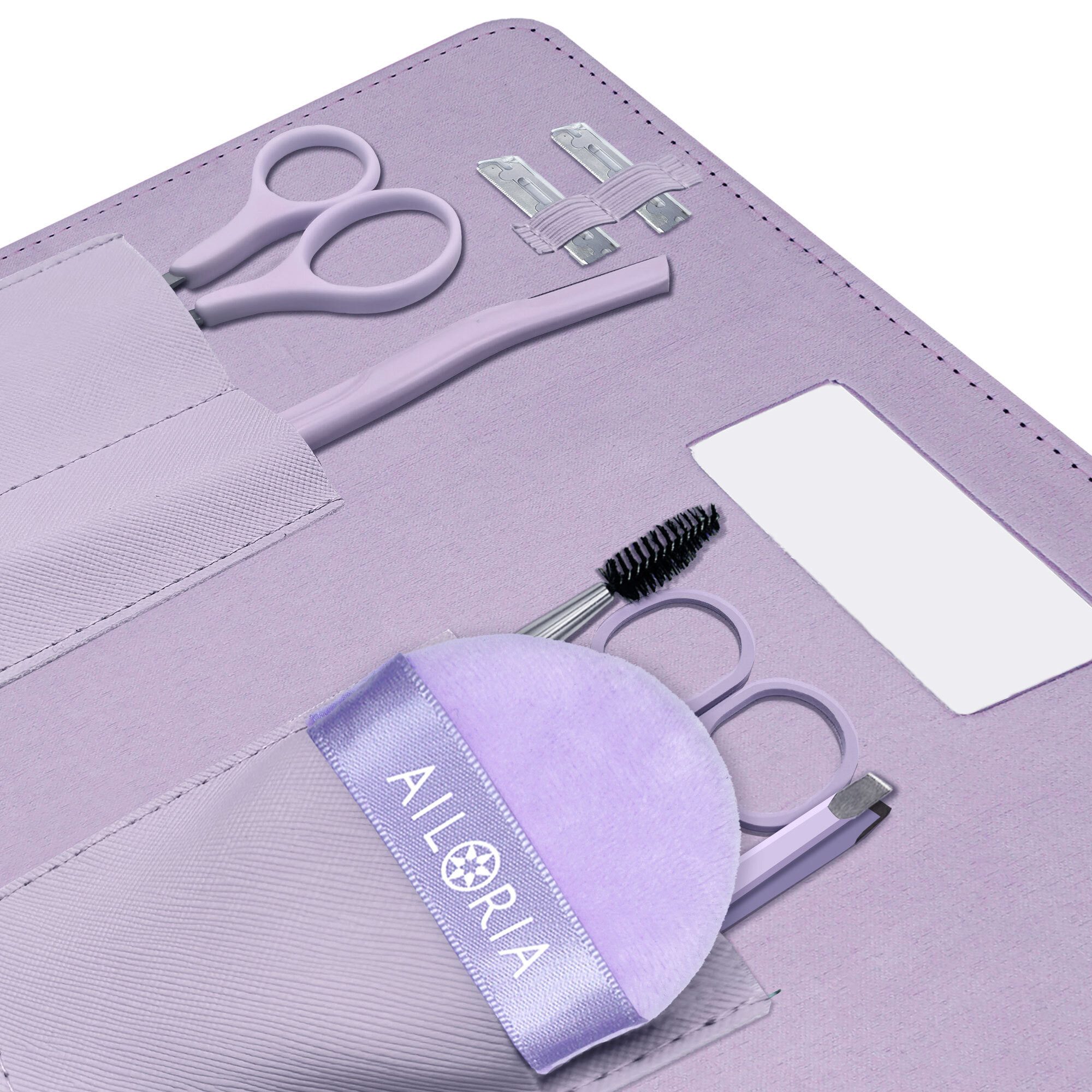 AILORIA Augenbrauenrasierer VISAGIQUE Augenbrauen- und Gesichtspflege-Set