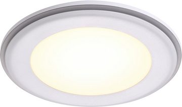 Nordlux LED Einbaustrahler Elkton, LED fest integriert, Warmweiß, Einbauleuchte mit integriertem Dimmer
