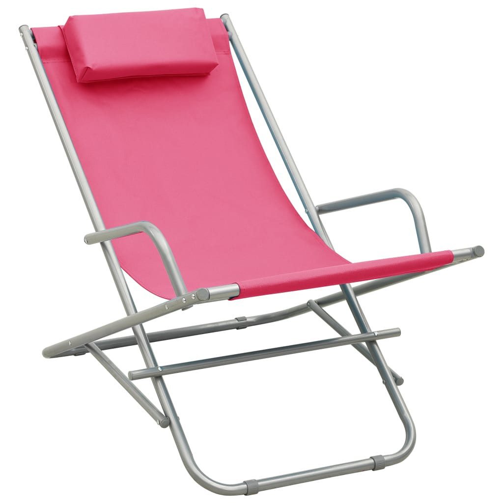 vidaXL Gartenliege Schaukelstühle 2 Stk. Stahl günstig online kaufen