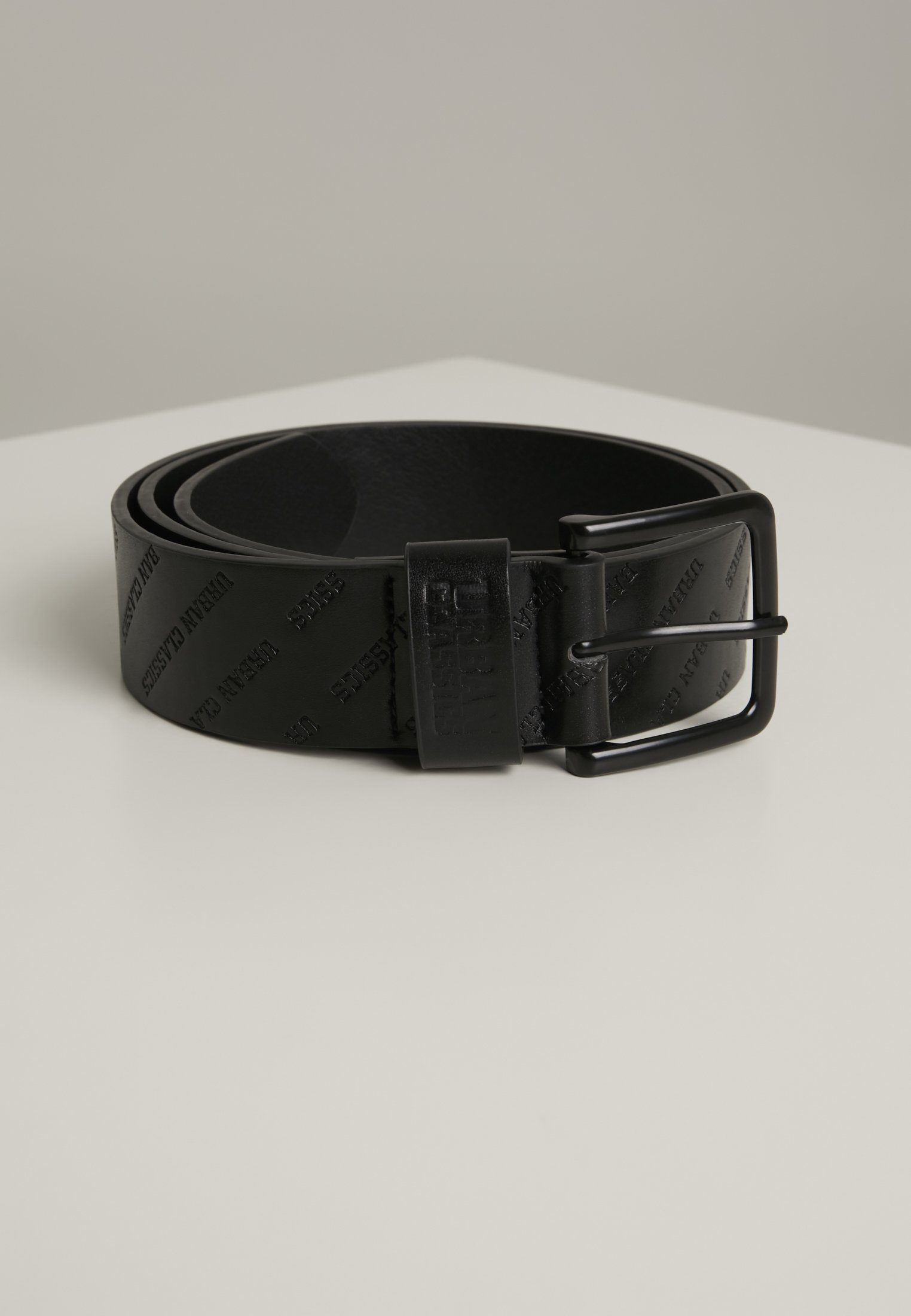 URBAN CLASSICS Hüftgürtel Accessoires Allover schwarz Belt Logo