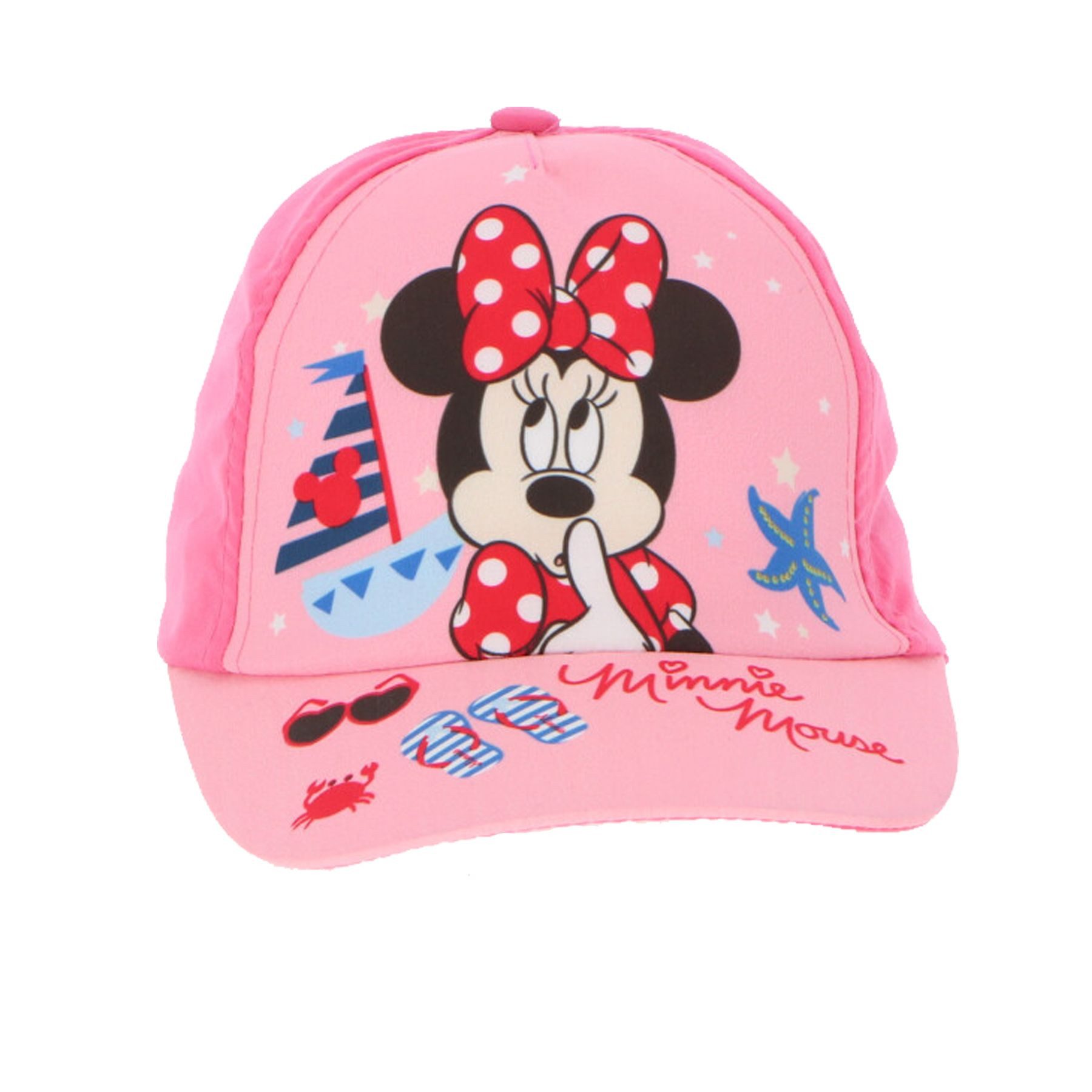 Disney Minnie Mouse Baseball Cap Kappe aus 100% Baumwolle, Stylisch & Bequem