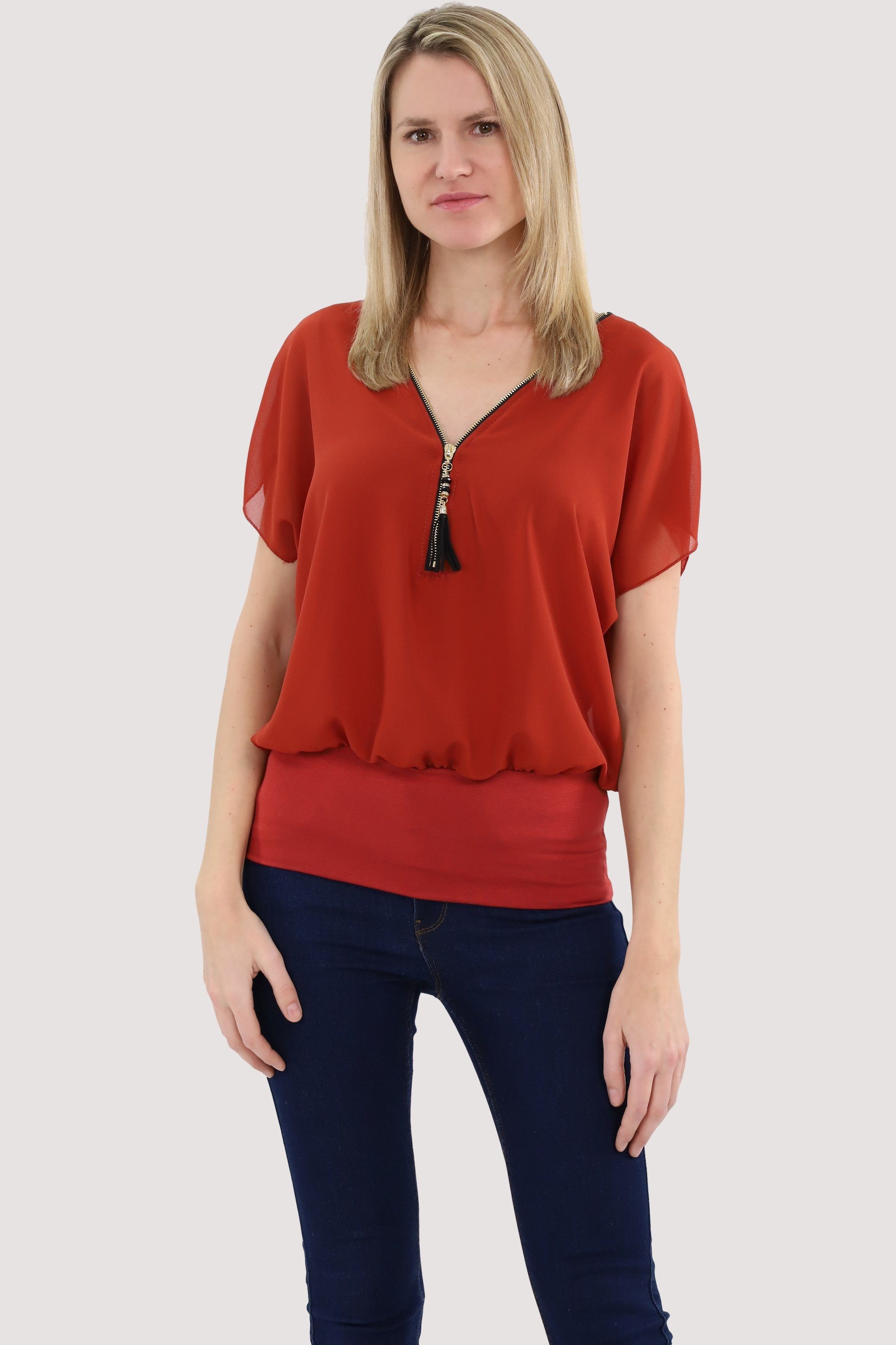 malito more than fashion Chiffonbluse 6298 günstig online kaufen