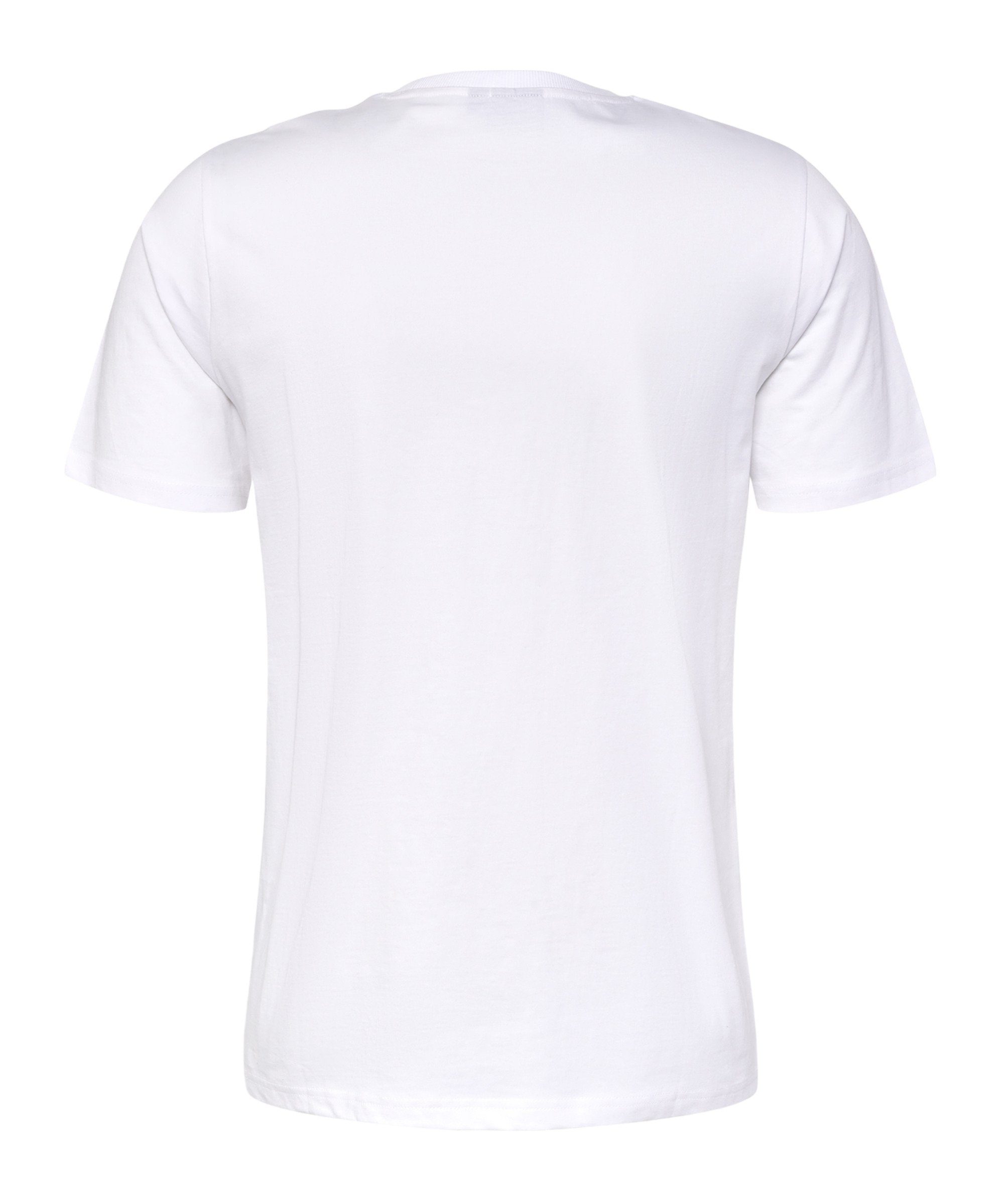hummel T-Shirt Hummel hmlLGC Harry F6110 T-Shirt Weiß Baumwolle