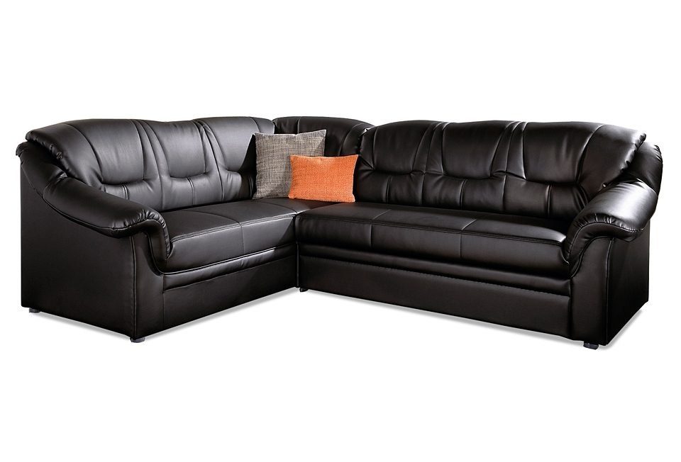 DOMO collection Ecksofa "Montana, zeitlose Rückensteppung, bequeme Armlehne günstig online kaufen