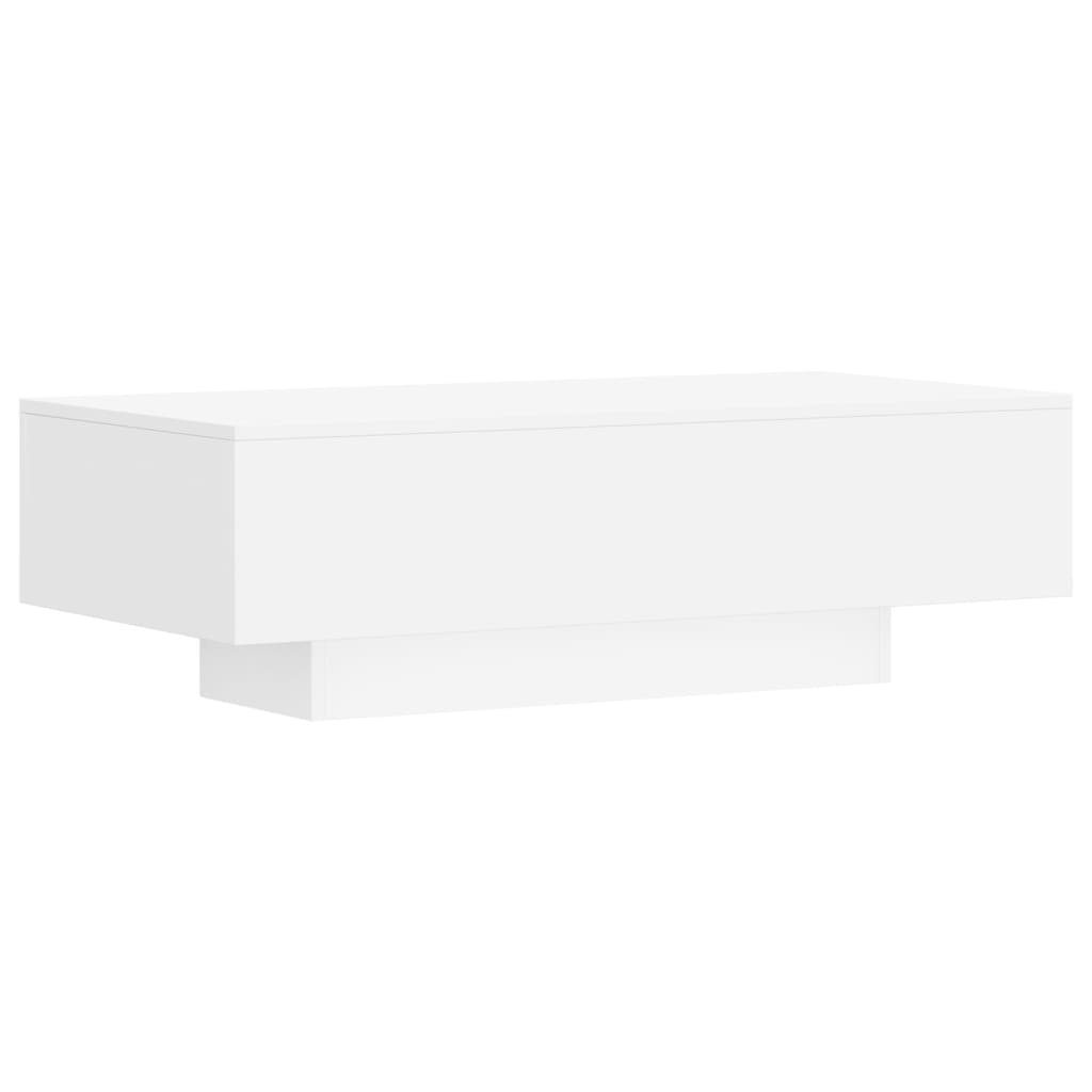 cm (1-St) vidaXL Weiß Weiß Weiß | Couchtisch 100x49,5x31 Couchtisch Holzwerkstoff
